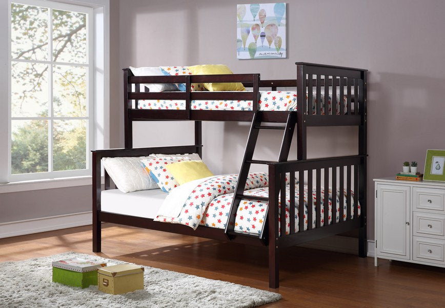 Image of bunk bed - b-102e single/double.