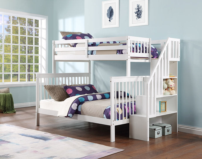 Image of bunk bed - b-1852 single/full.