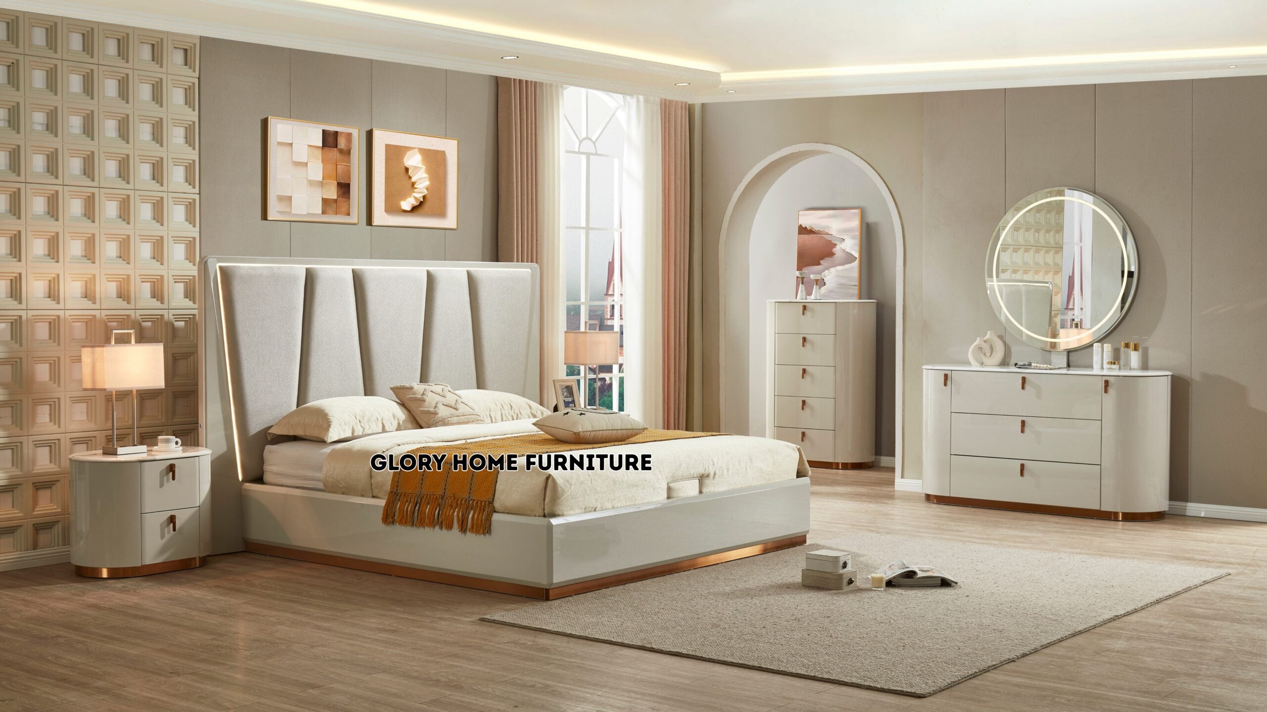 Rosa Lift-Top Bedroom Set