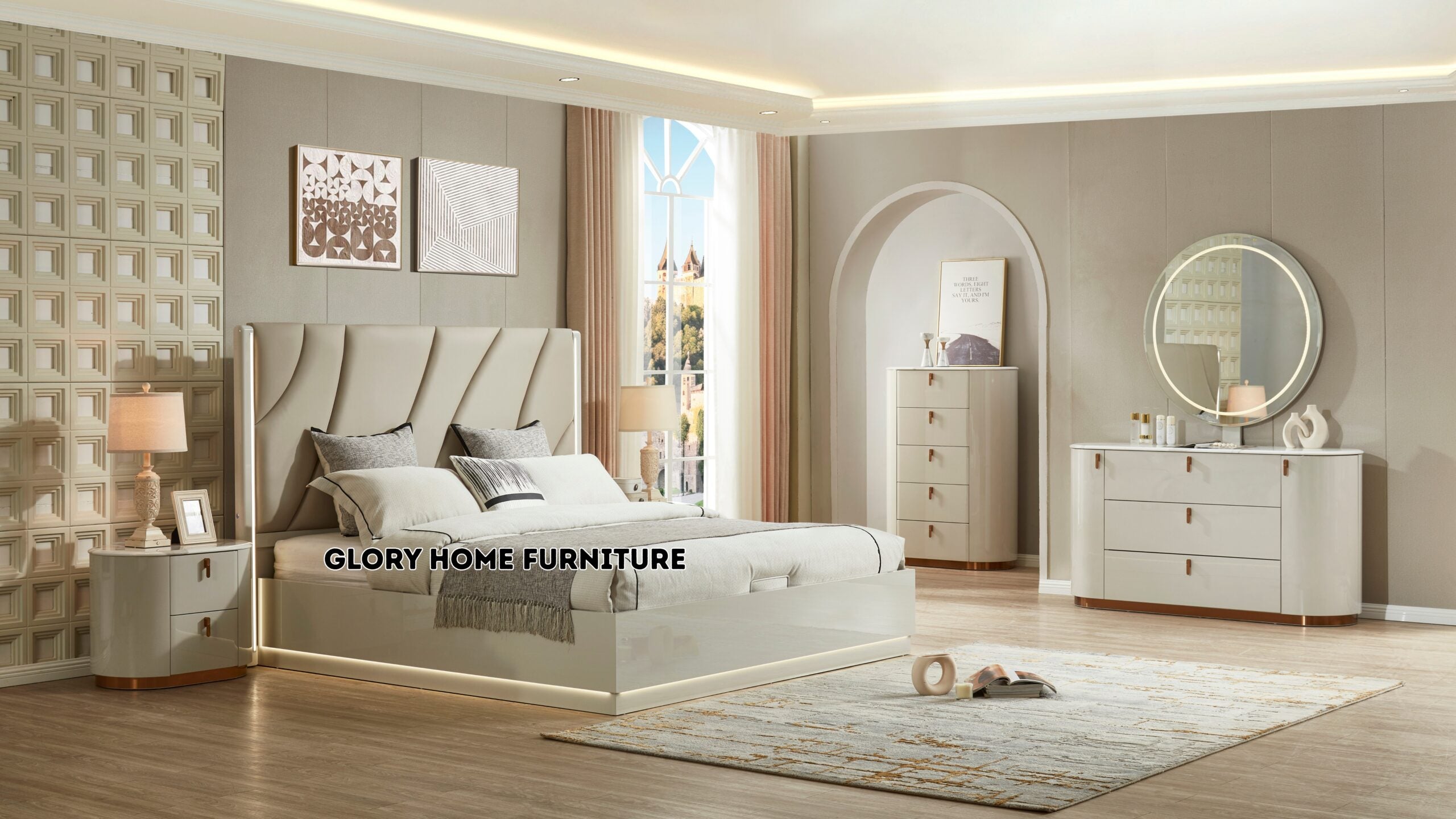 Joey Lift-Top Bedroom Set