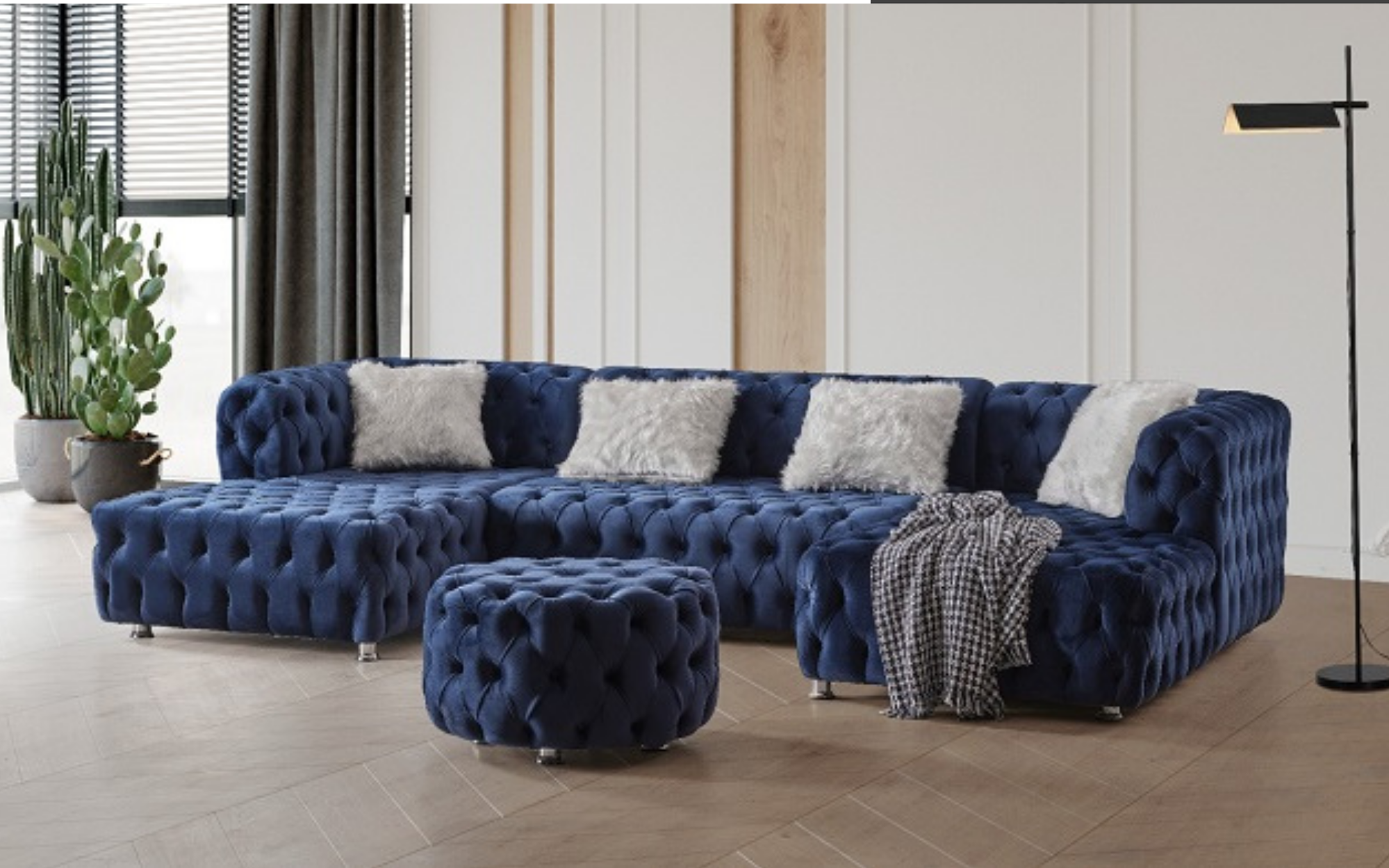 Valentino U Sofa Sectionnel - Reversible