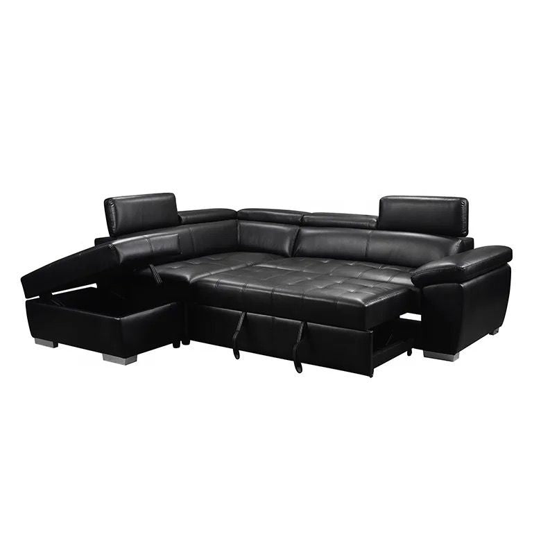 Image of laura sofa sectional - air leather.
