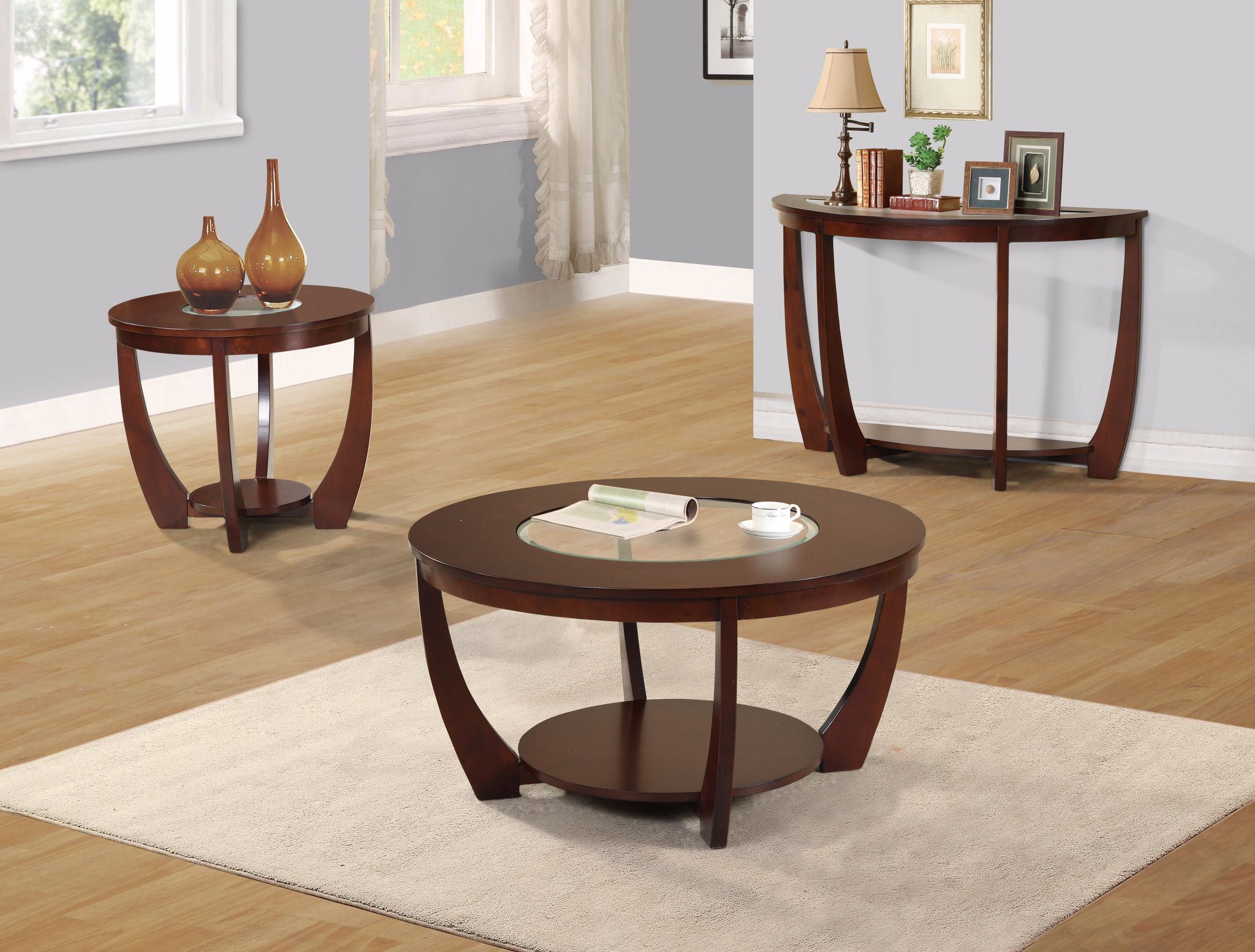Image of coffee tables set 3pcs - 7081.