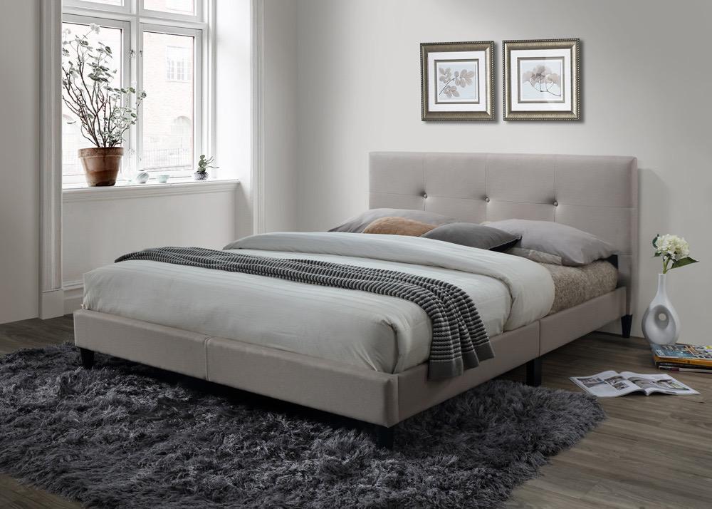 Image of bed 7154 - bed frame upholstered.