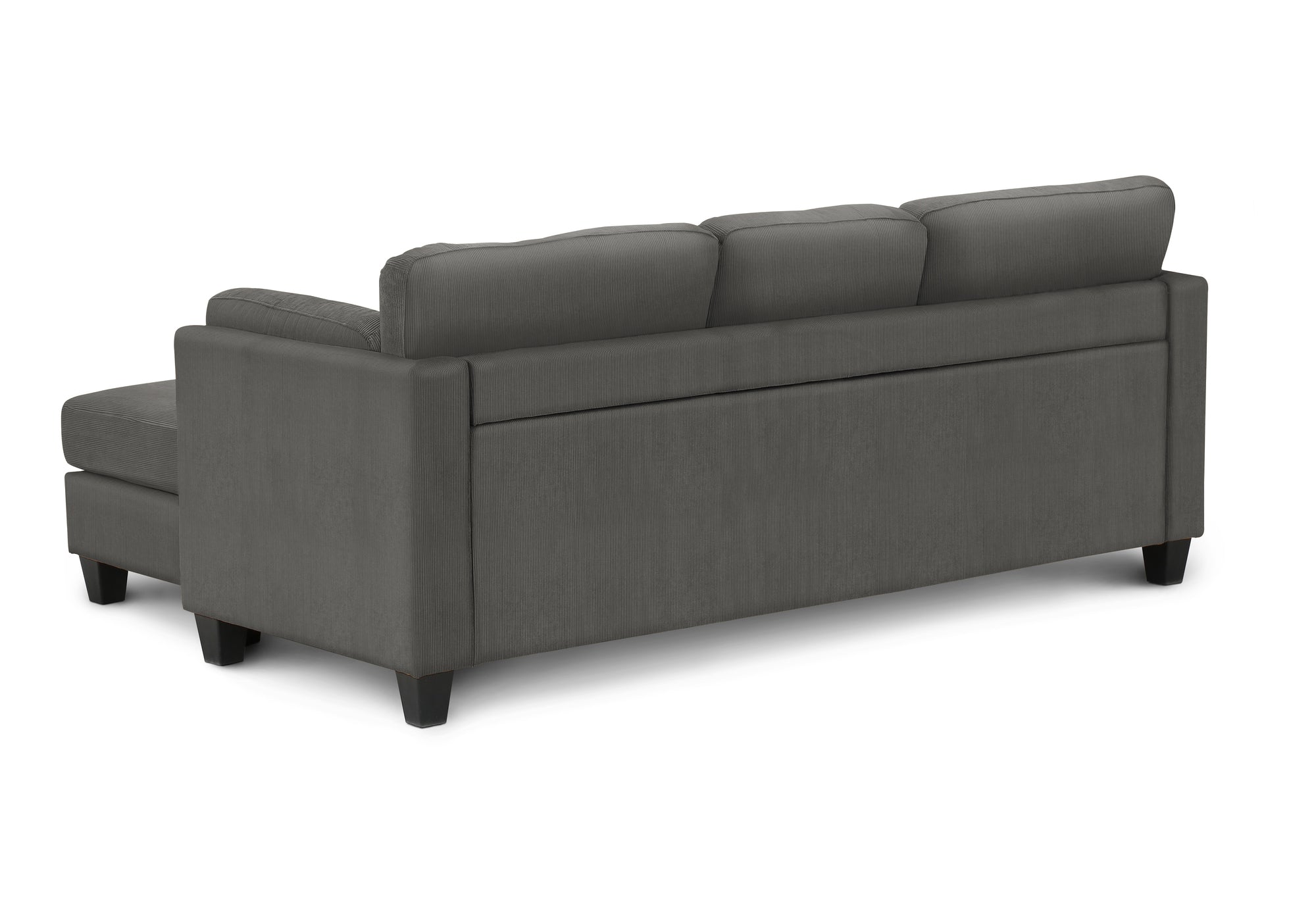 SOFA CHAISE LONGUE - G/D / TISSU GRIS #FJORD-15 – 8714D15