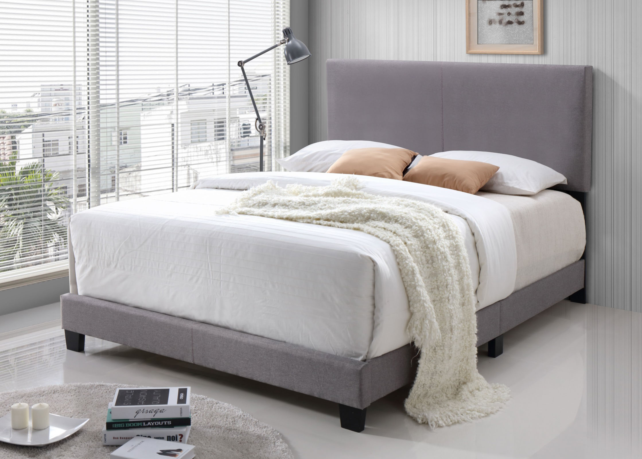 BED 8747 - Bed Frame Upholstered