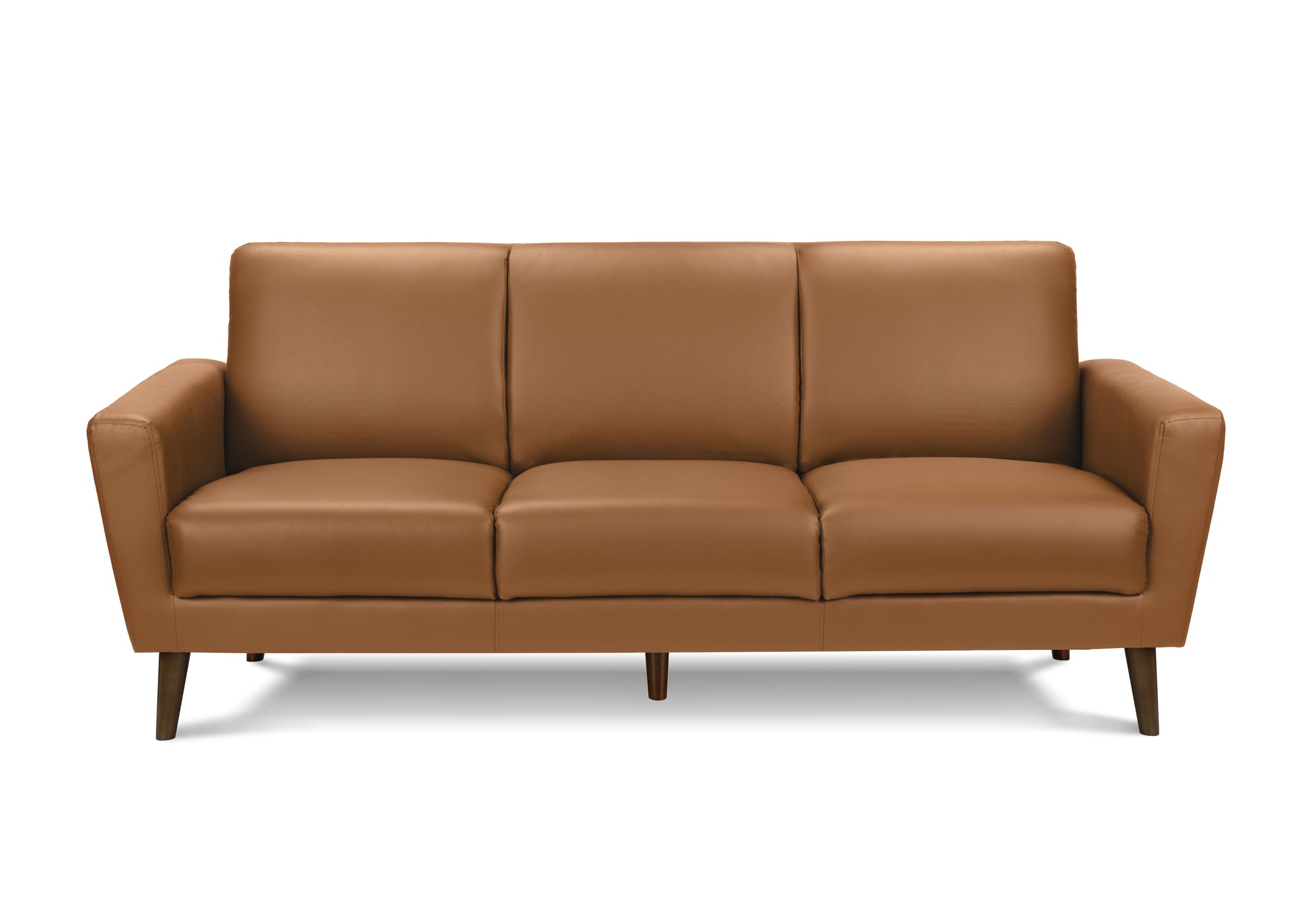 SOFA - 77"L / PU COGNAC #3007-10 – 8J23710