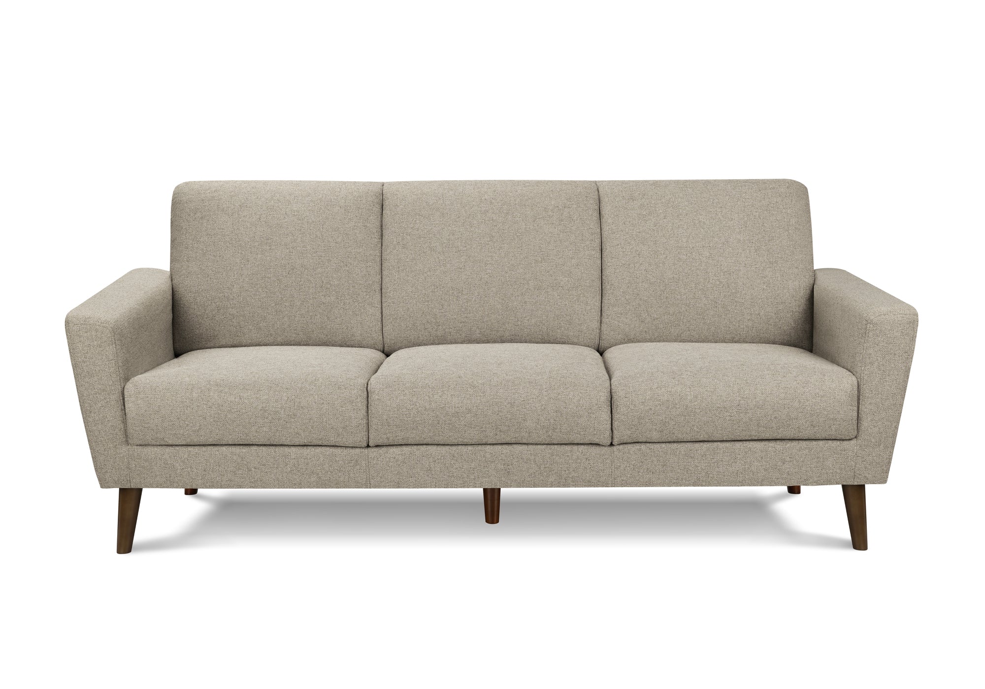 SOFA - 77"L / TISSU BRUN PALE #LUMOS-31 – 8J23L31