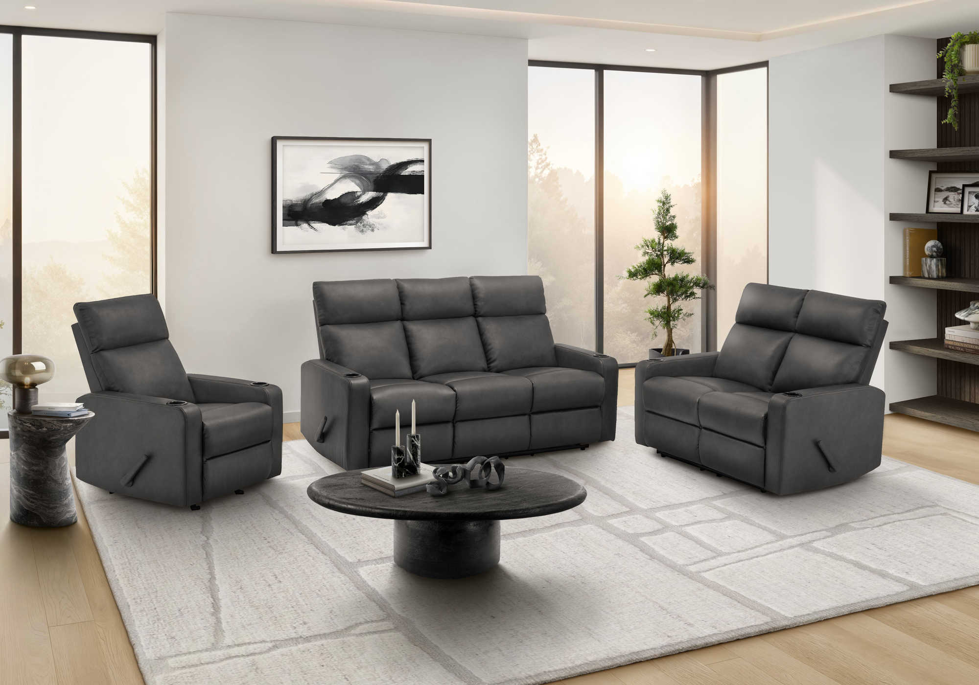 FAUTEUIL INCLINABLE - BASCULE / GRIS YANQING # JRA-070 – 8M11070