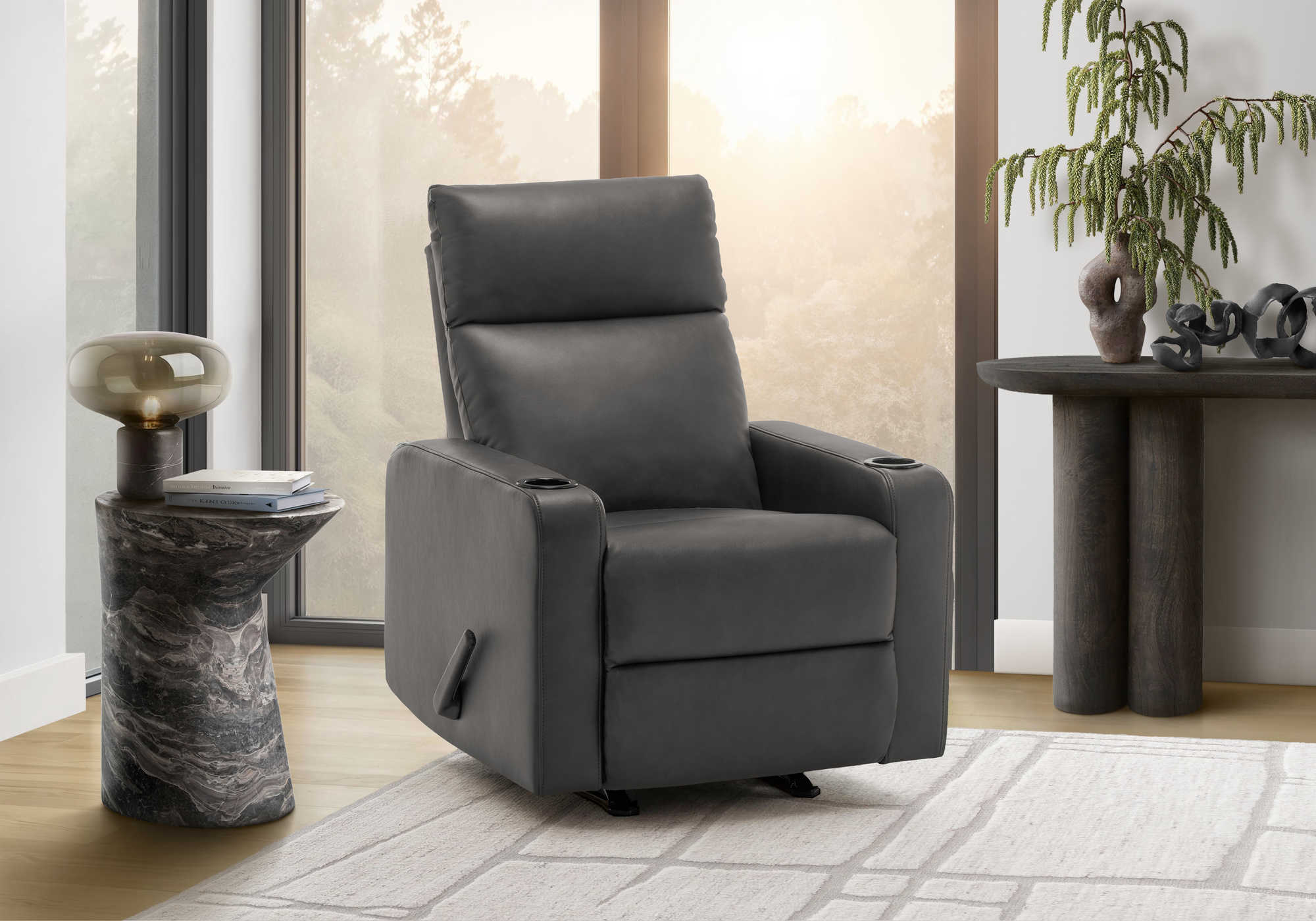 FAUTEUIL INCLINABLE - BASCULE / GRIS YANQING # JRA-070 – 8M11070