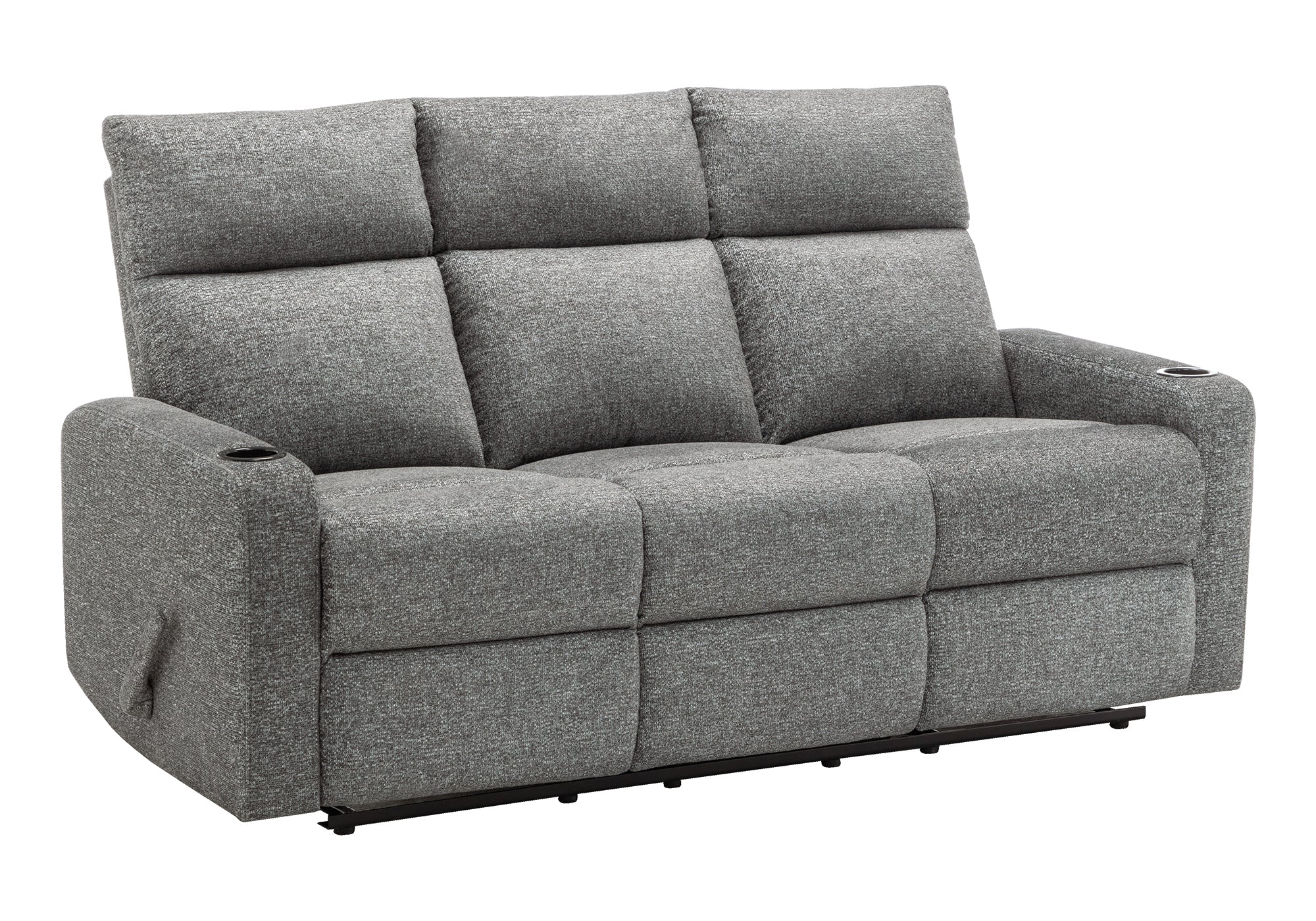 SOFA INCLINABLE - PORTE-GOBELETS / GRIS JIALIAN # CB0019 – 8M13019
