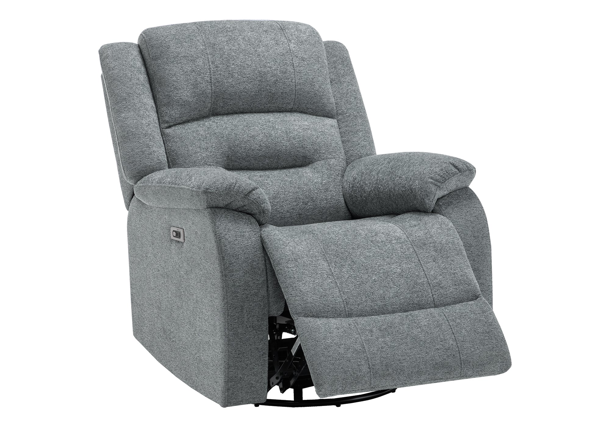 FAUTEUIL INCLINABLE - PIVOTANT MOTO. / USB BLEU # 2514-18 – 8P21418