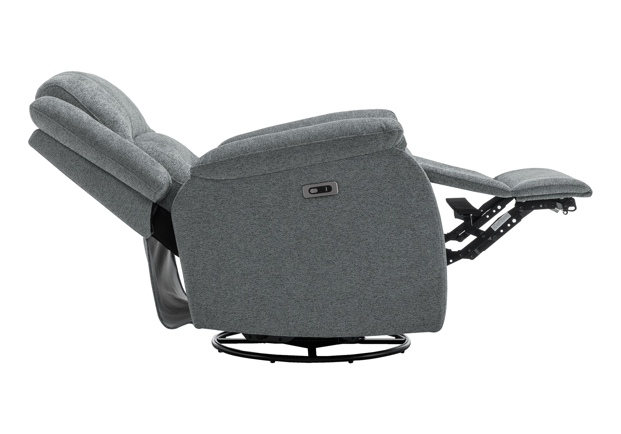 FAUTEUIL INCLINABLE - PIVOTANT MOTO. / USB BLEU # 2514-18 – 8P21418