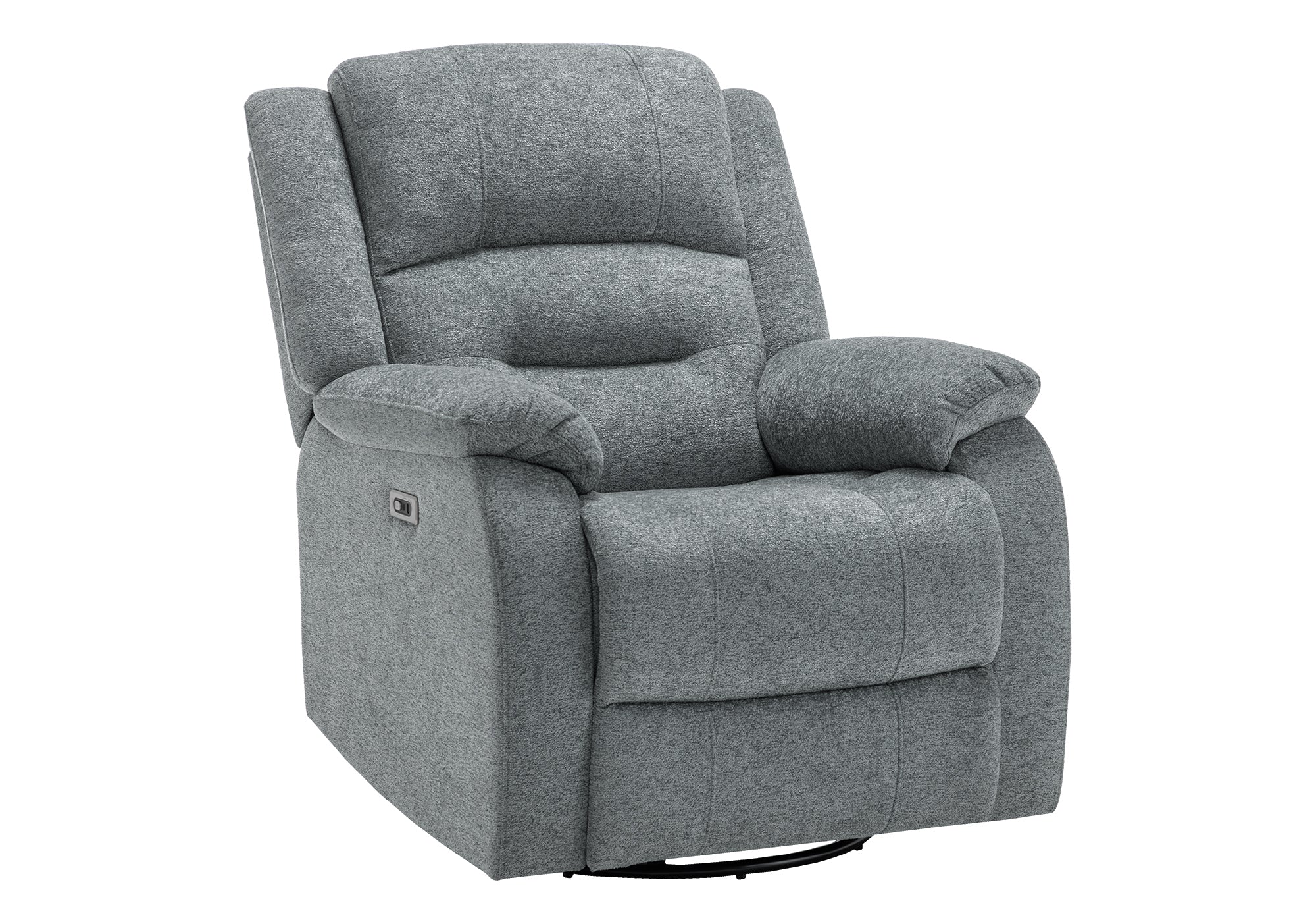 FAUTEUIL INCLINABLE - PIVOTANT MOTO. / USB BLEU # 2514-18 – 8P21418