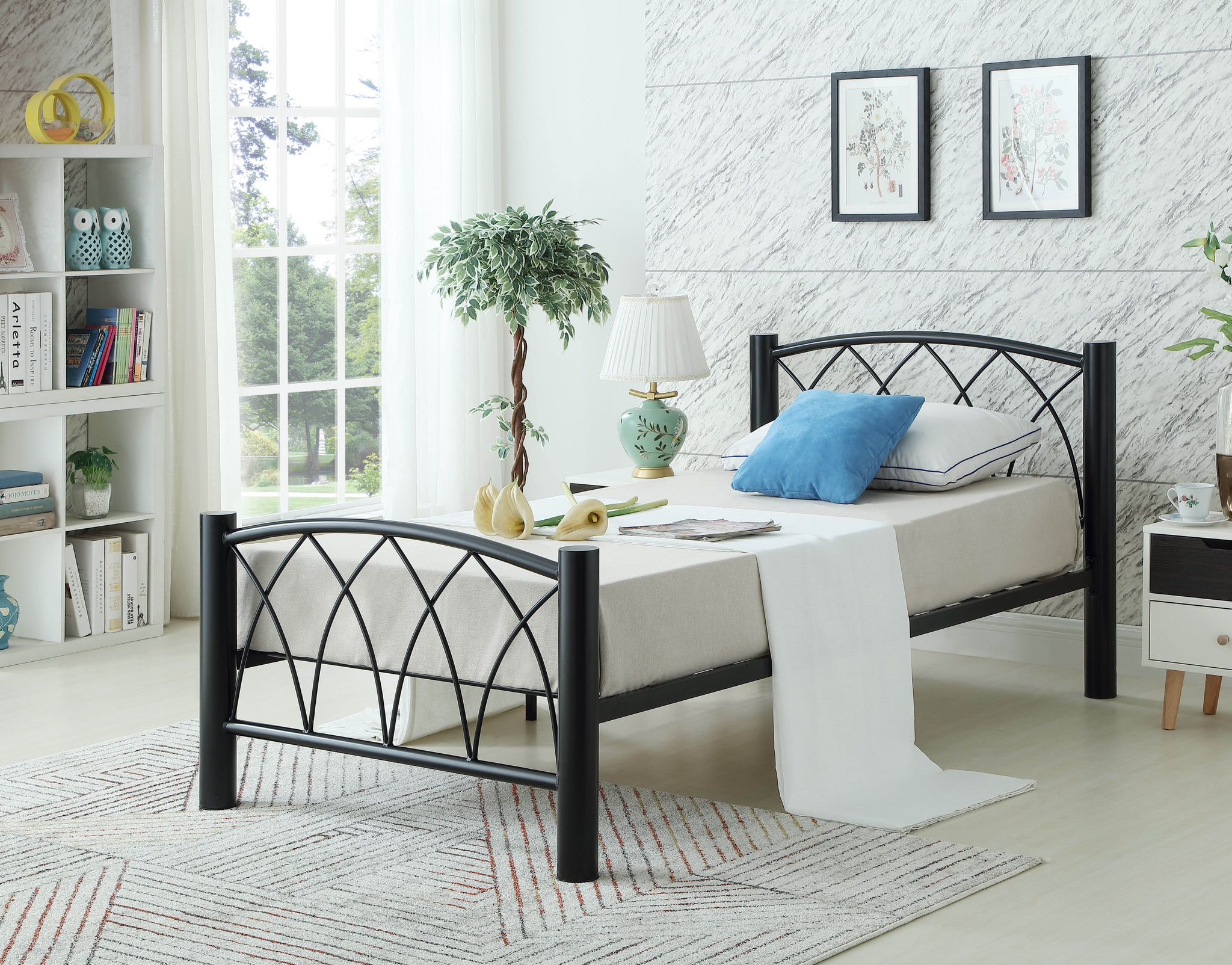 BED 9016 - Sturdy Metal Bed Frame