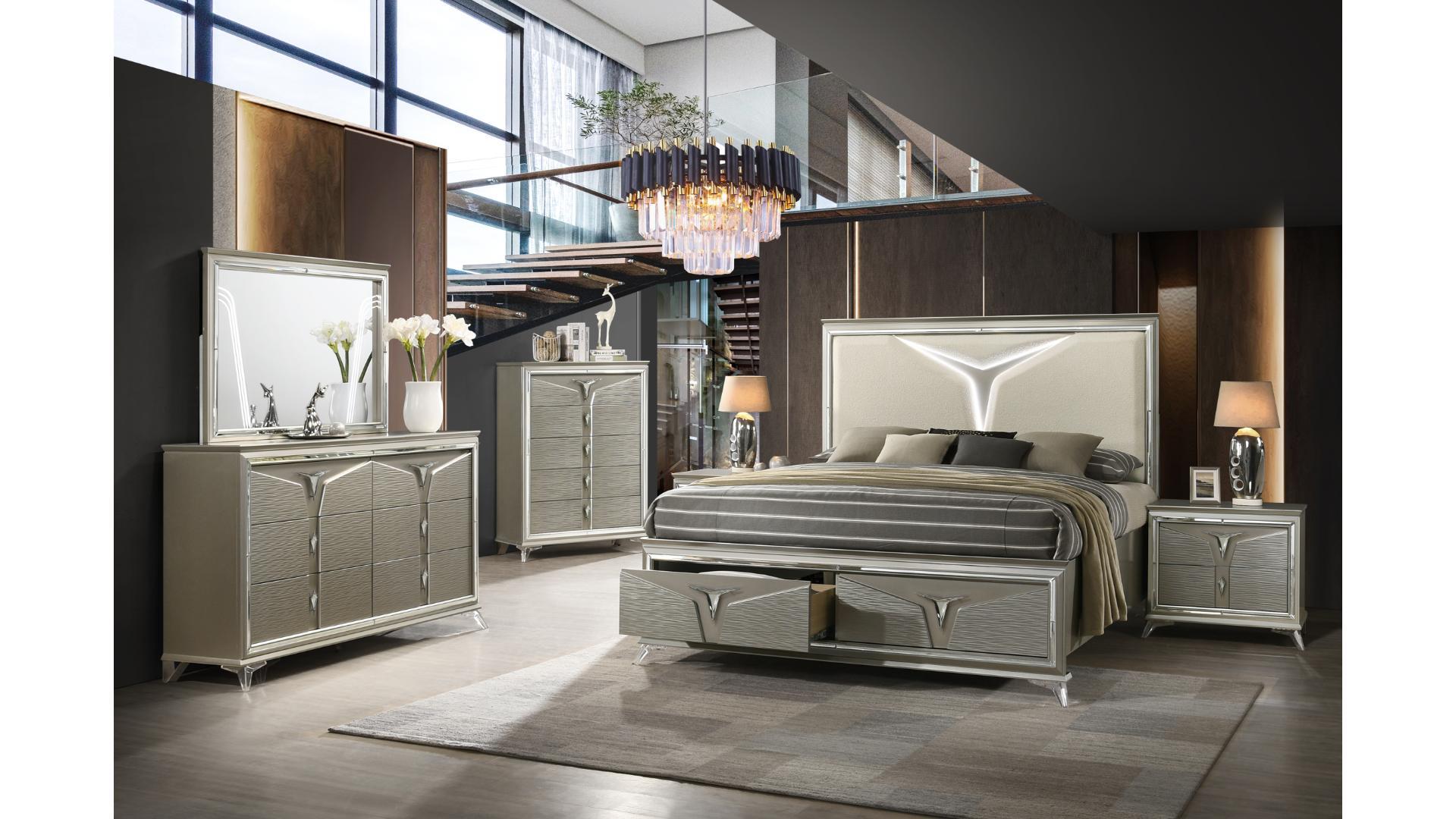 Image of samantha bedroom set 8pcs.