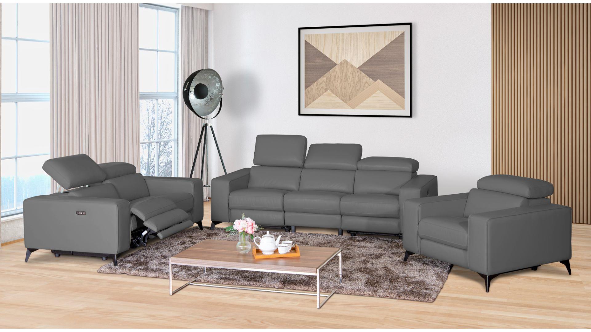 ENSEMBLE CANAPÉ INCLINABLE ELECTRIQUES AMIYAH 3PCS