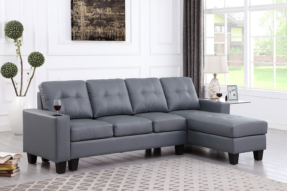 Diamond Sofa Sectional Reversible