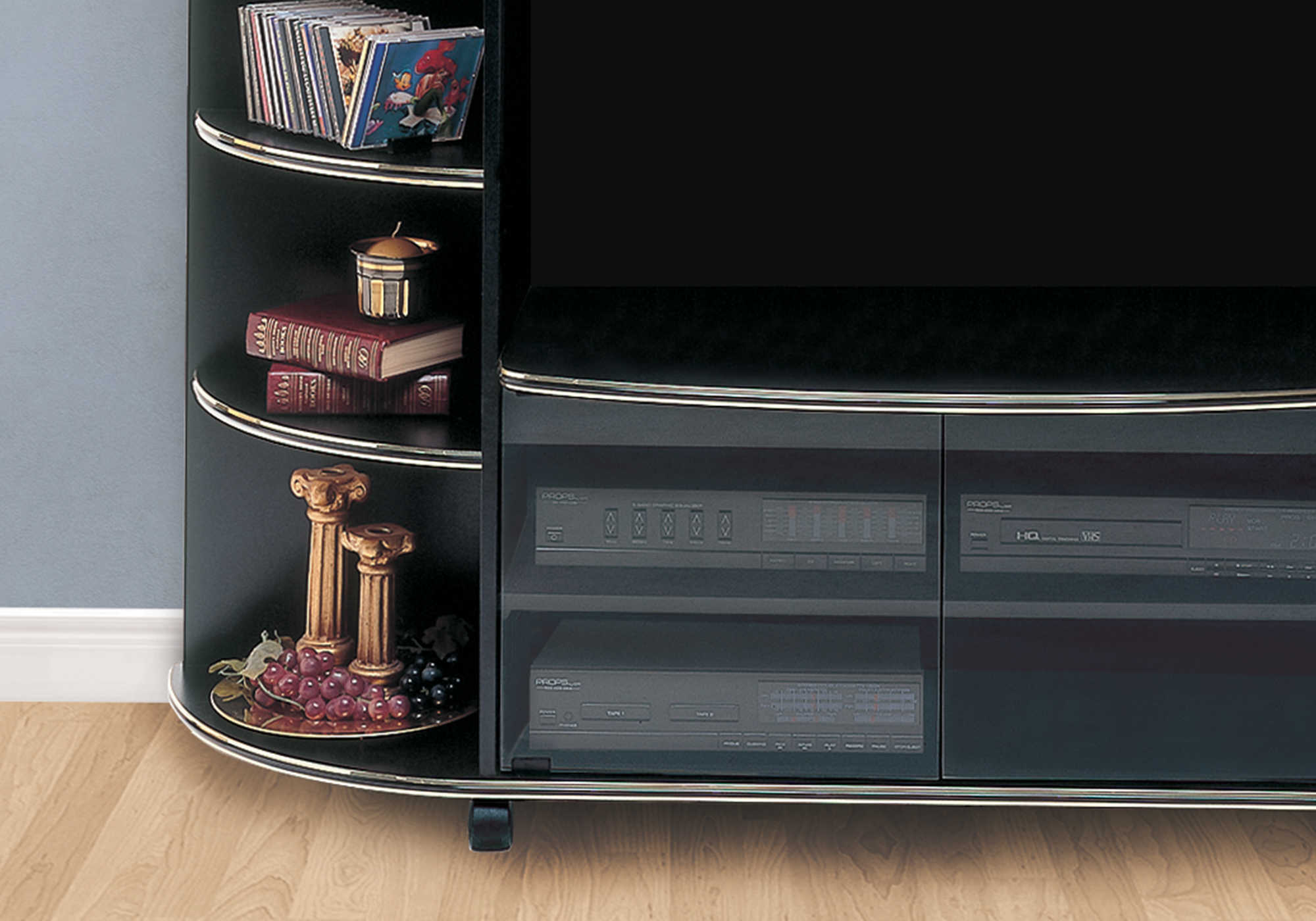 ETAGERE - NOIR / OR UNITE DE RANGEMENT – ET 9405