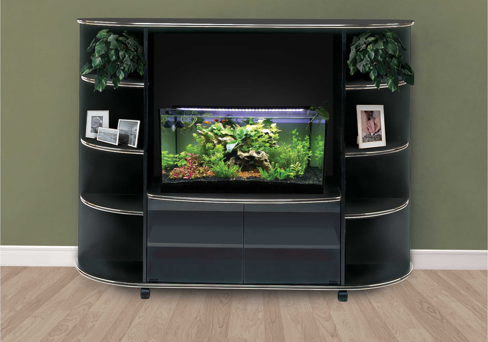 ETAGERE - NOIR / OR UNITE DE RANGEMENT – ET 9405
