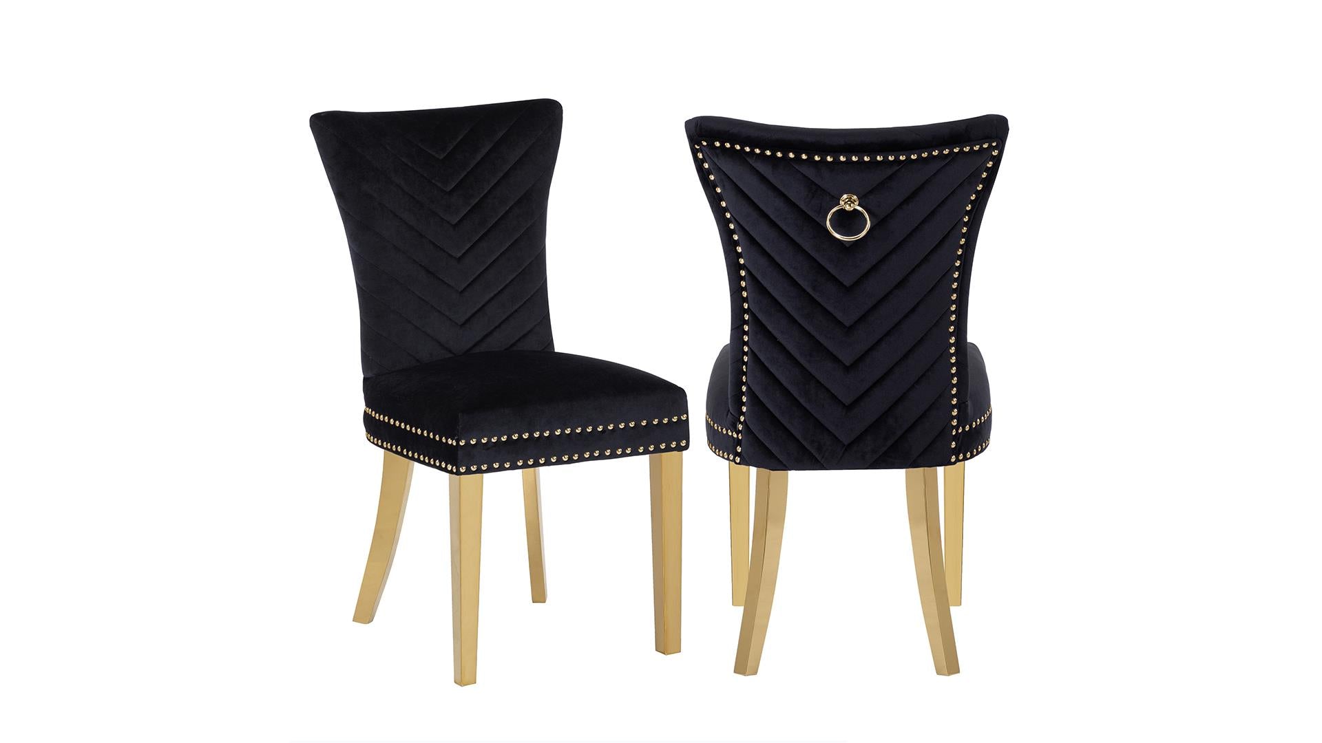 DINING CHAIR - EVA VELVET - 2PCS