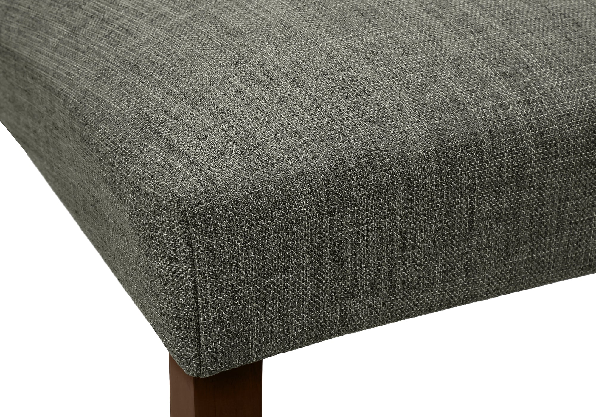 CHAISE - 2PCS - 38"H / REMBOURREE TISSU GRIS – I 1218