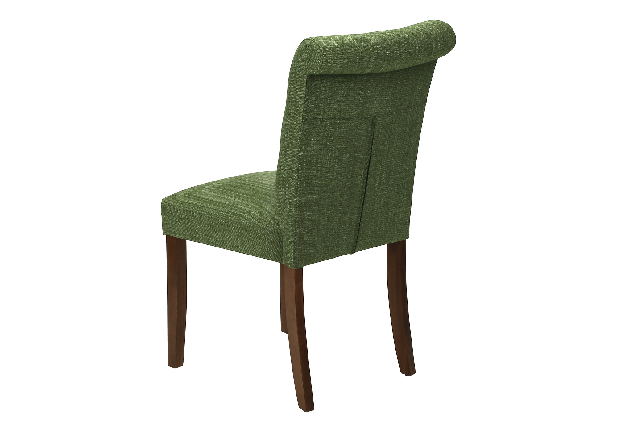 CHAISE - 2PCS - 38"H / REMBOURREE TISSU VERT – I 1219