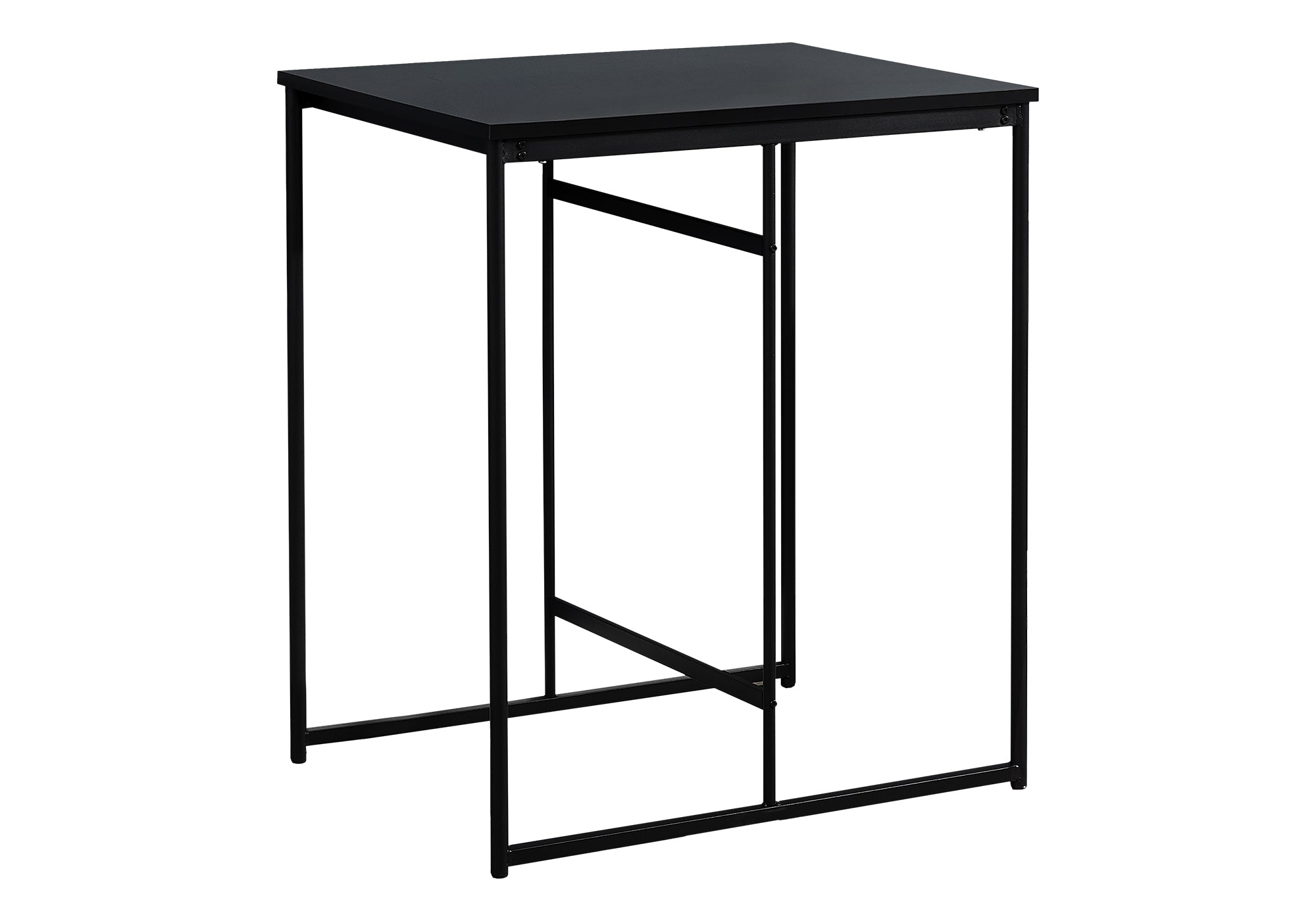 TABLE A MANGER - 24"X 32" / NOIR / NOIR HAUTEUR COMPTOIR – I 1240