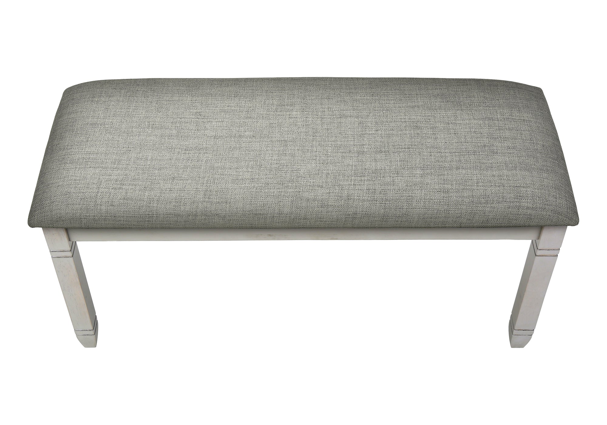 BANC - 41"L / REMBOURREE TISSU GRIS – I 1257