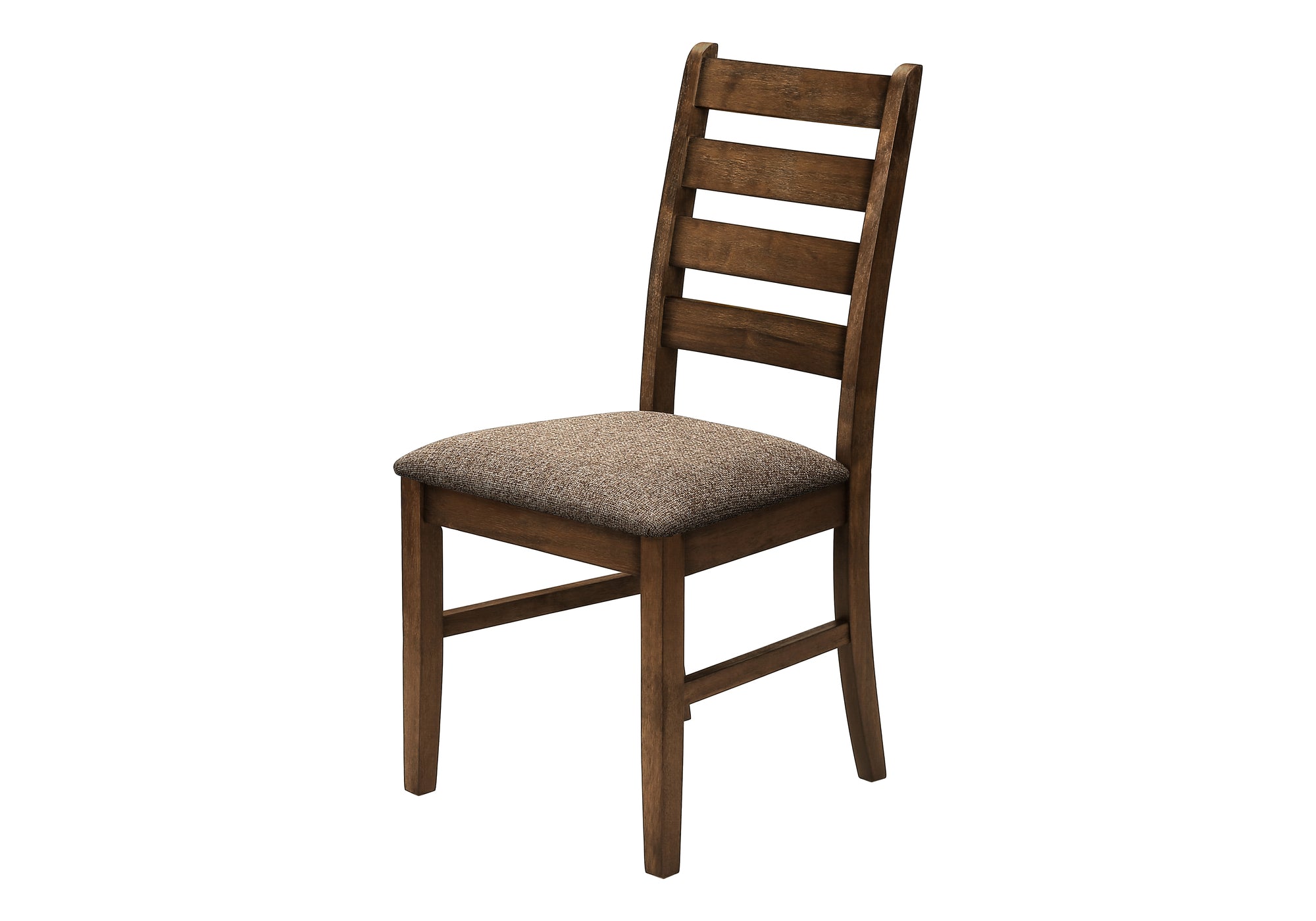 CHAISE - 2PCS - 38"H / REMBOURREE TISSU BRUN – I 1355