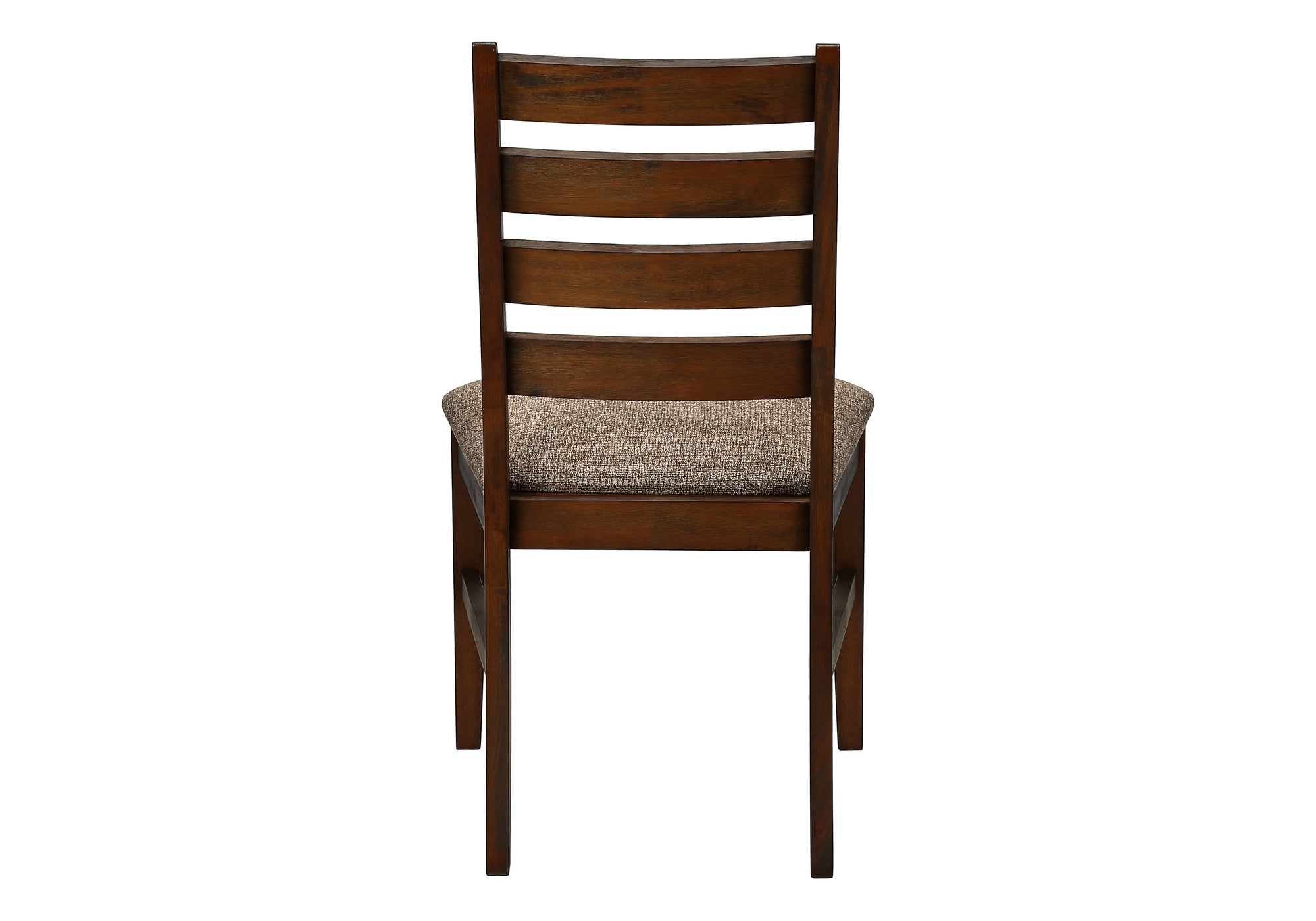CHAISE - 2PCS - 38"H / REMBOURREE TISSU BRUN – I 1355