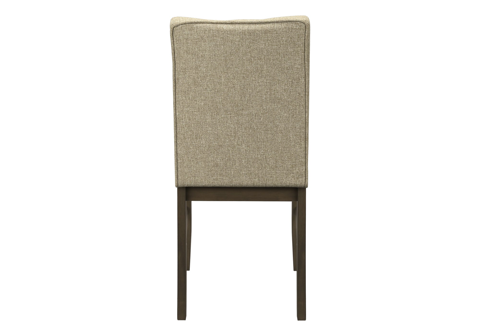 CHAISE - 2PCS / 37"H / GRIS / SIEGE TISSU BRUN – I 1378