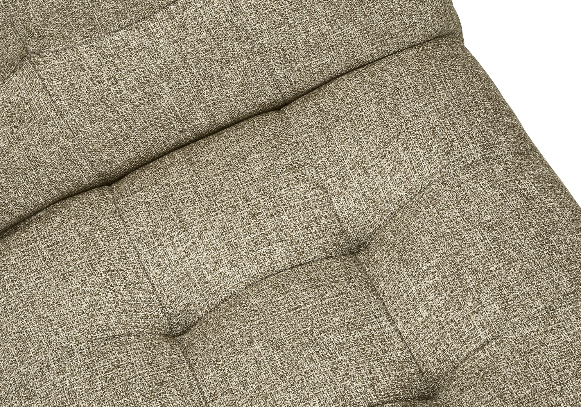 CHAISE - 2PCS / 37"H / GRIS / SIEGE TISSU BRUN – I 1378
