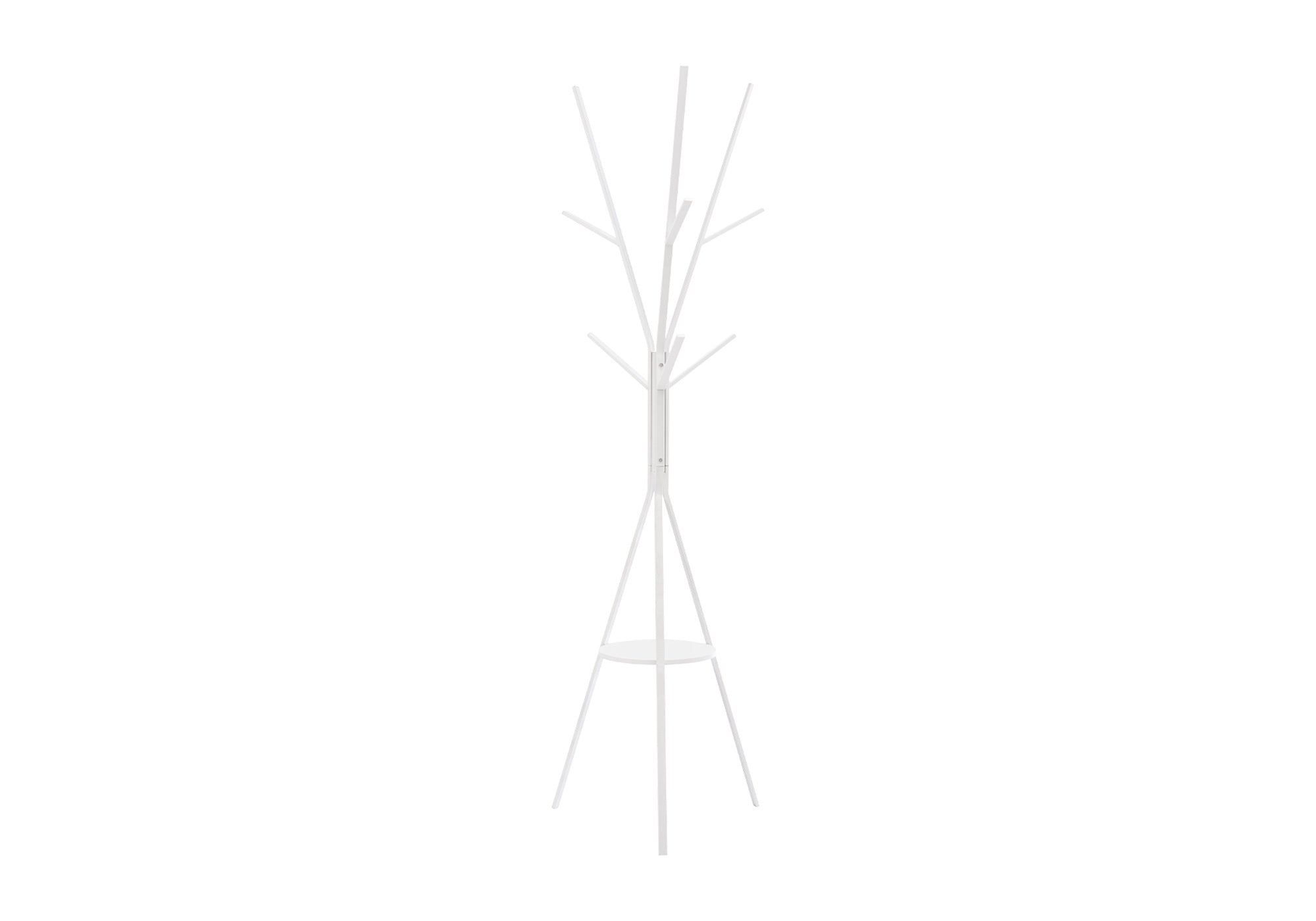 PATERE - 72"H / STYLE CONTEMPORAIN METAL BLANC – I 2009