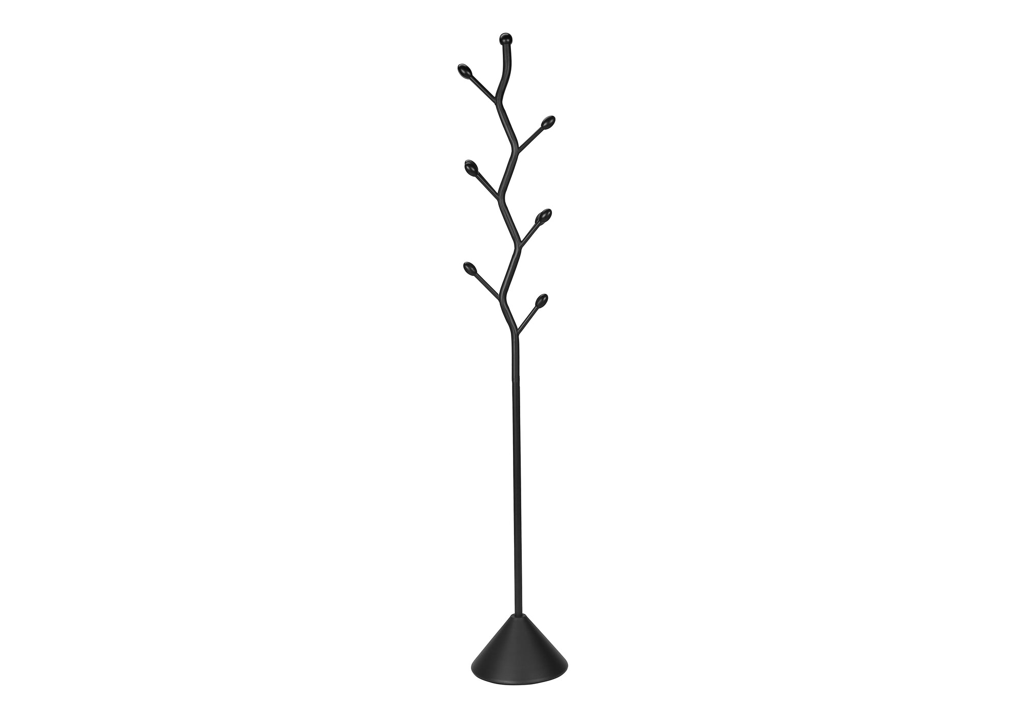 PATERE - 72"H / STYLE CONTEMPORAIN METAL NOIR SATINE – I 2020