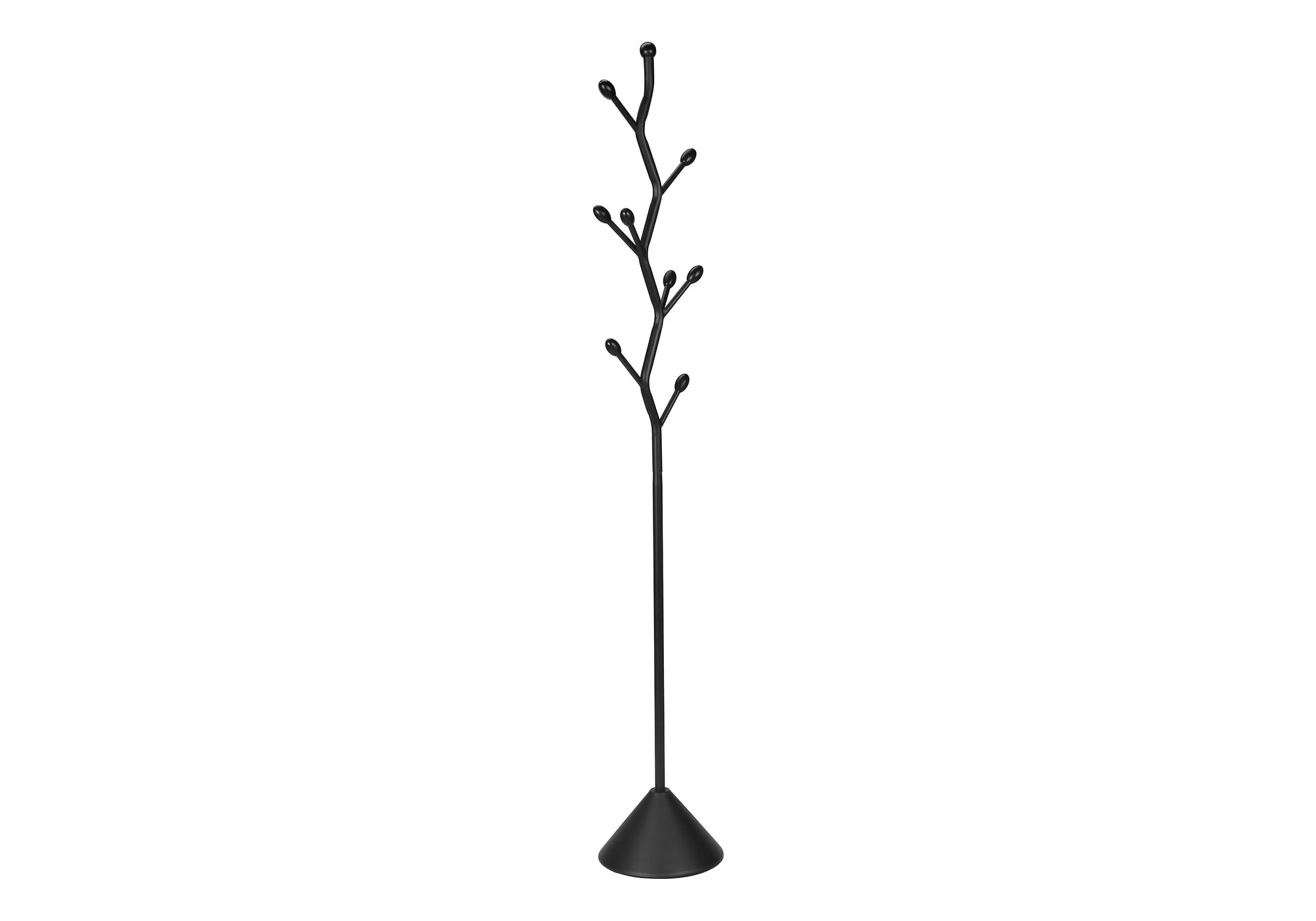 PATERE - 72"H / STYLE CONTEMPORAIN METAL NOIR SATINE – I 2020