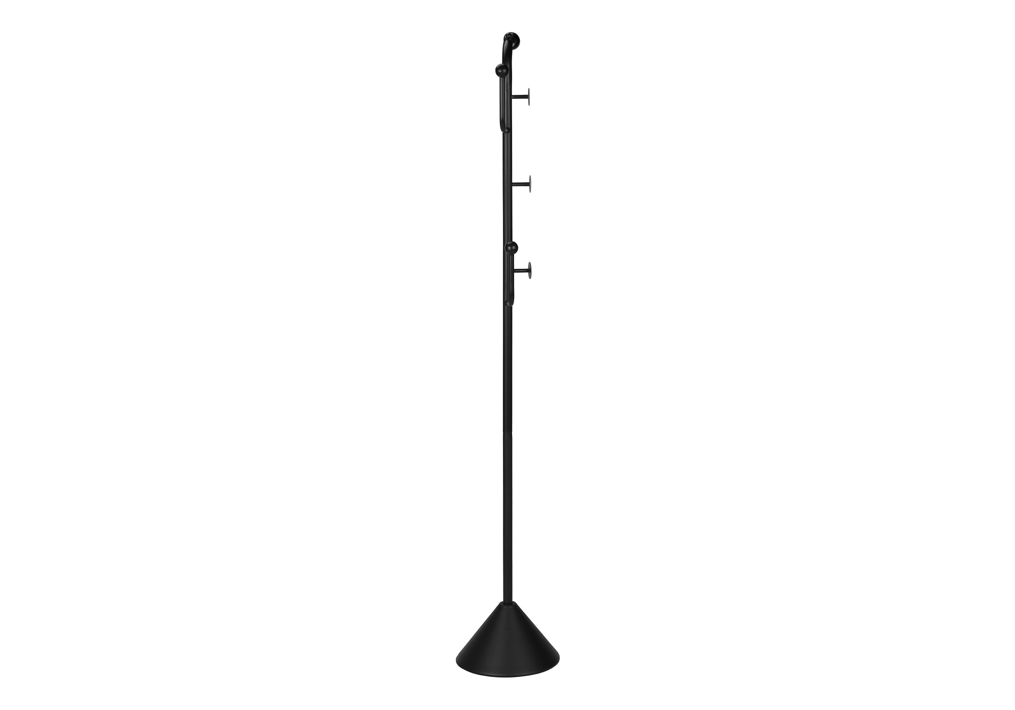 PATERE - 66"H / STYLE CONTEMPORAIN METAL NOIR SATINE – I 2021