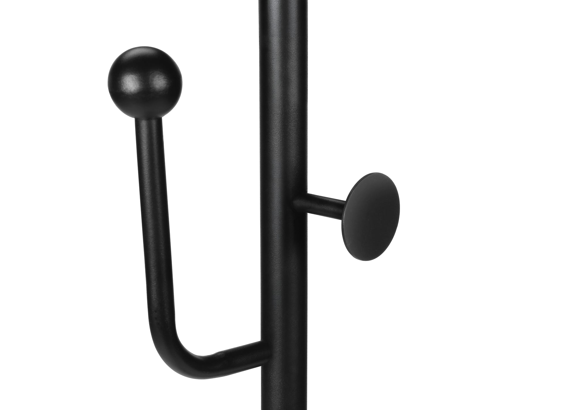 PATERE - 66"H / STYLE CONTEMPORAIN METAL NOIR SATINE – I 2021