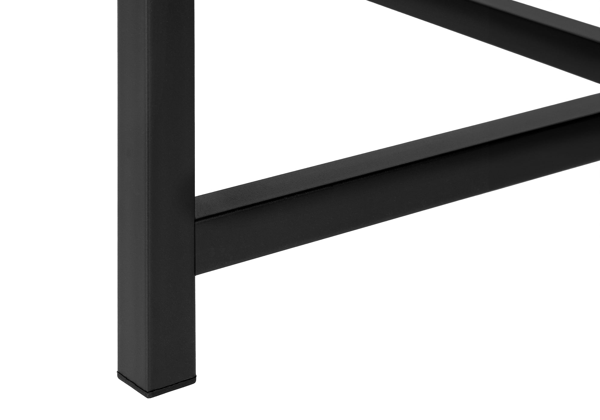 TABLE D'APPOINT - 36"L / NOIR / CONSOLE DE COIN – I 2157.