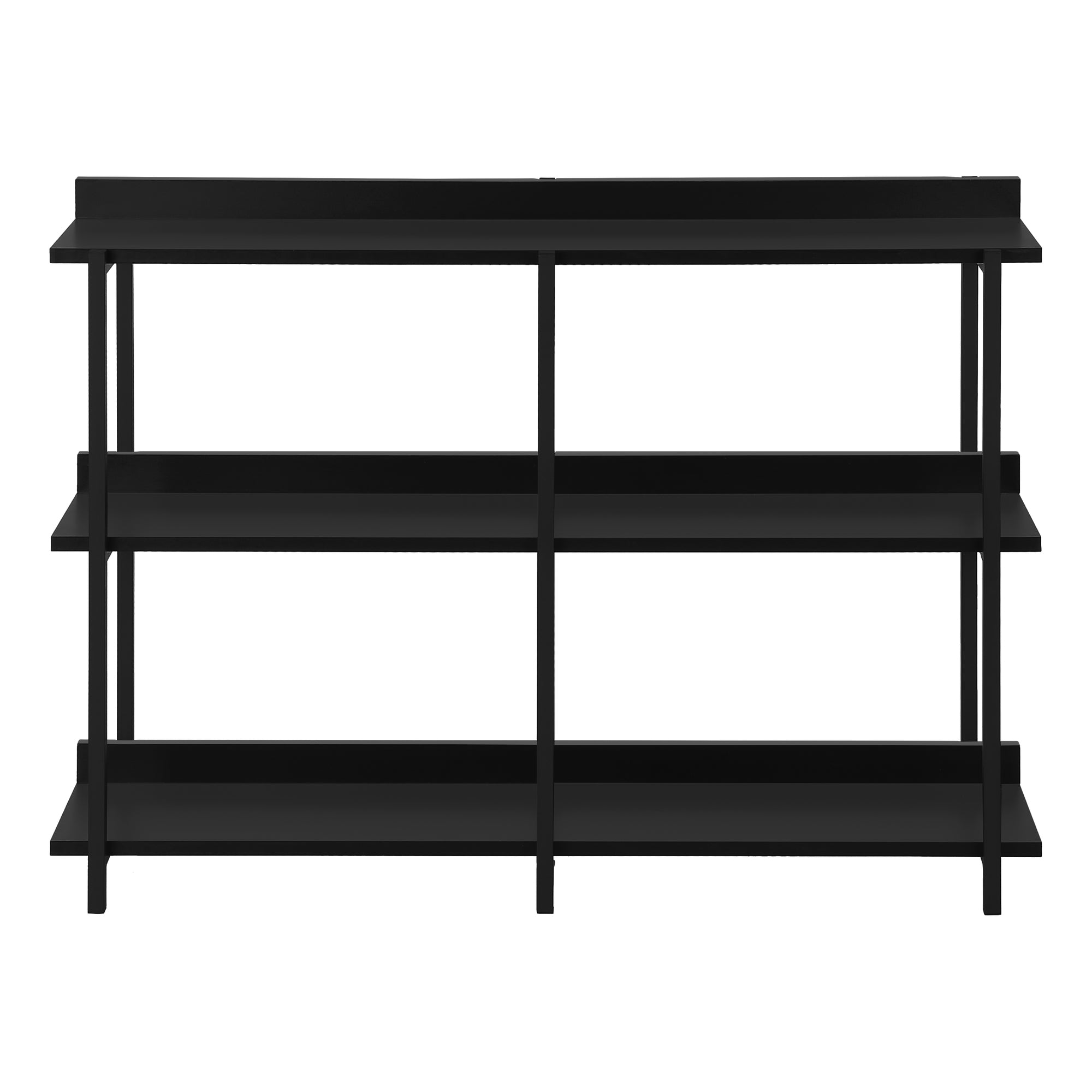 TABLE D'APPOINT - 48"L / CONSOLE NOIR / METAL NOIR – I 2219.