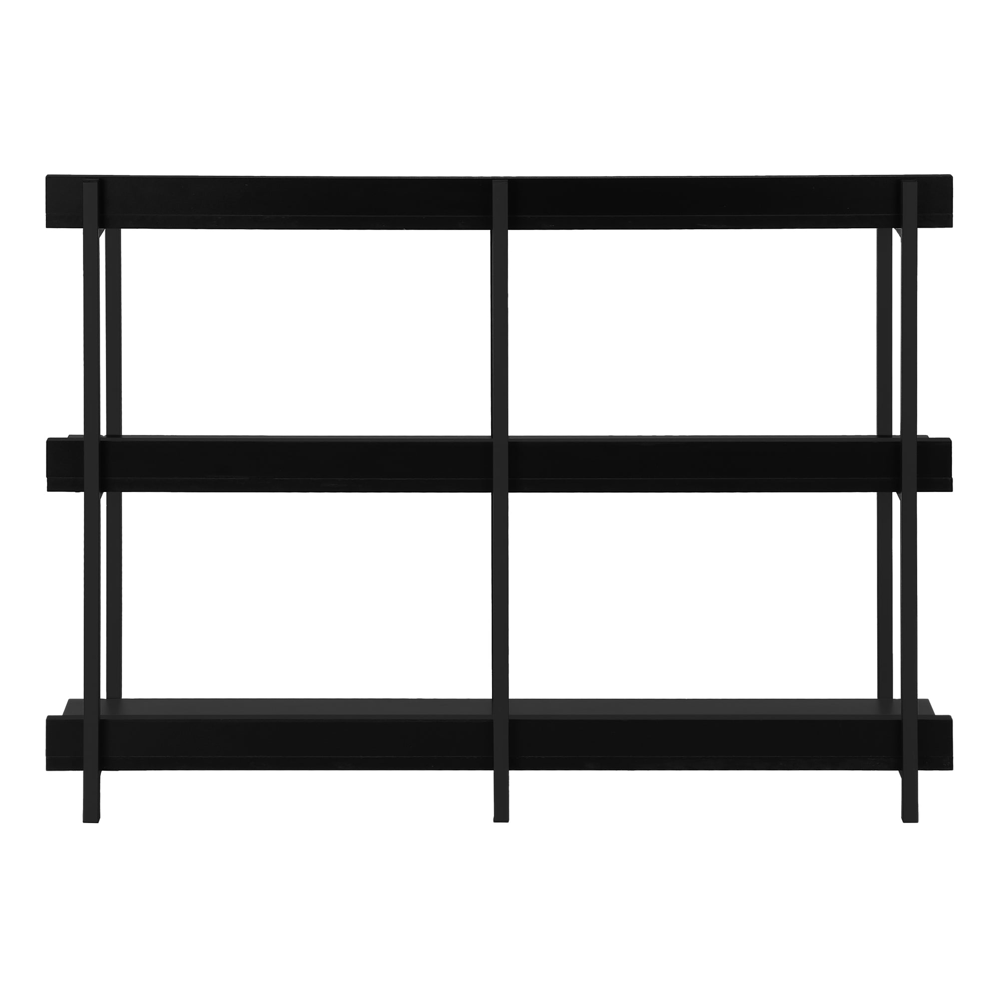 TABLE D'APPOINT - 48"L / CONSOLE NOIR / METAL NOIR – I 2219.