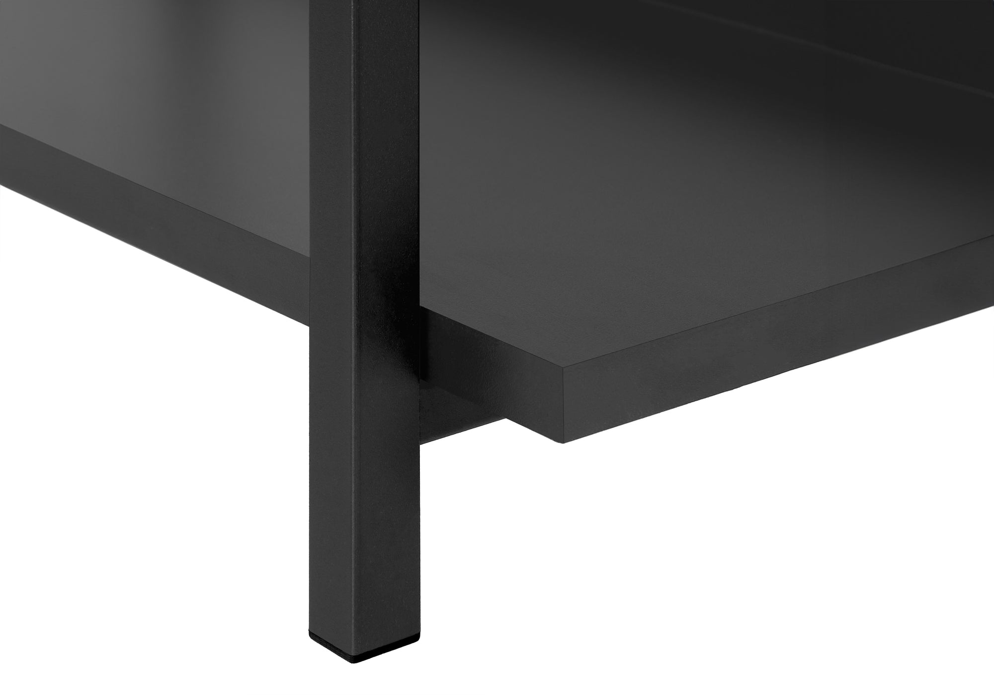 TABLE D'APPOINT - 48"L / CONSOLE NOIR / METAL NOIR – I 2219.