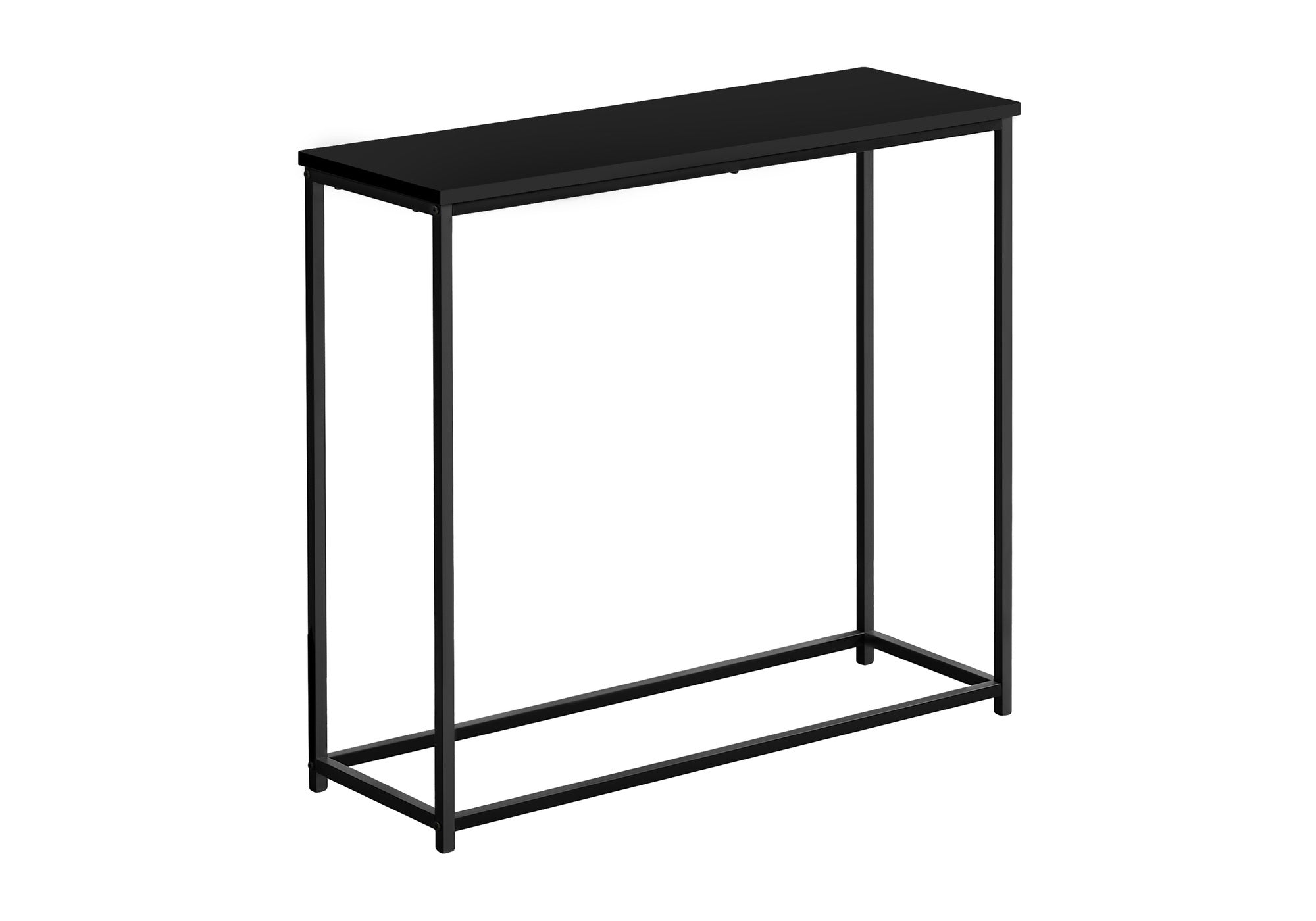 TABLE D'APPOINT - 32"L / CONSOLE NOIR / METAL NOIR – I 2250.