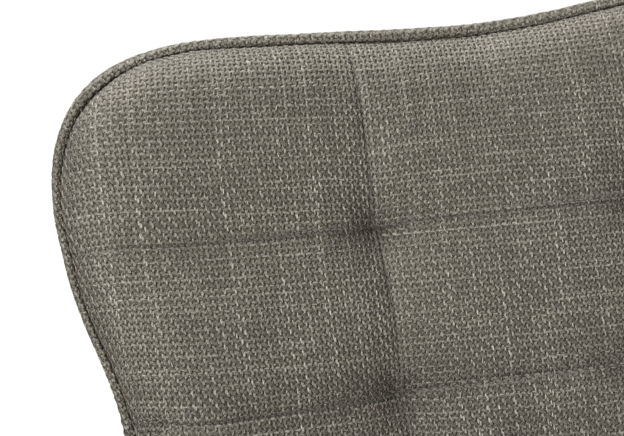 TABOURET DE BAR - 2PCS / TISSU TAUPE / NOIR HAUTEUR REGLABLE – I 2331
