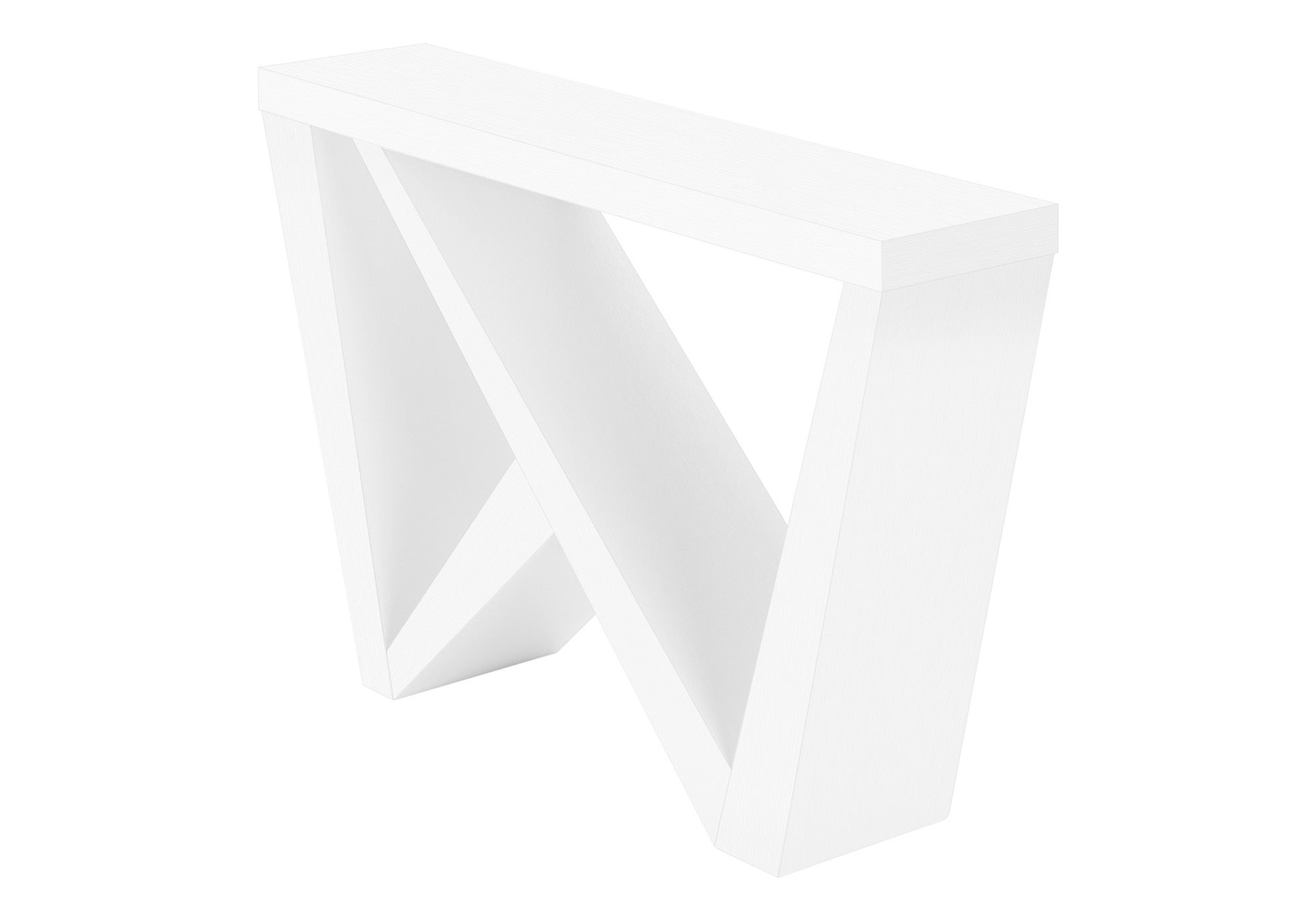 TABLE D'APPOINT - 48"L / CONSOLE D'ENTREE BLANC – I 2429.