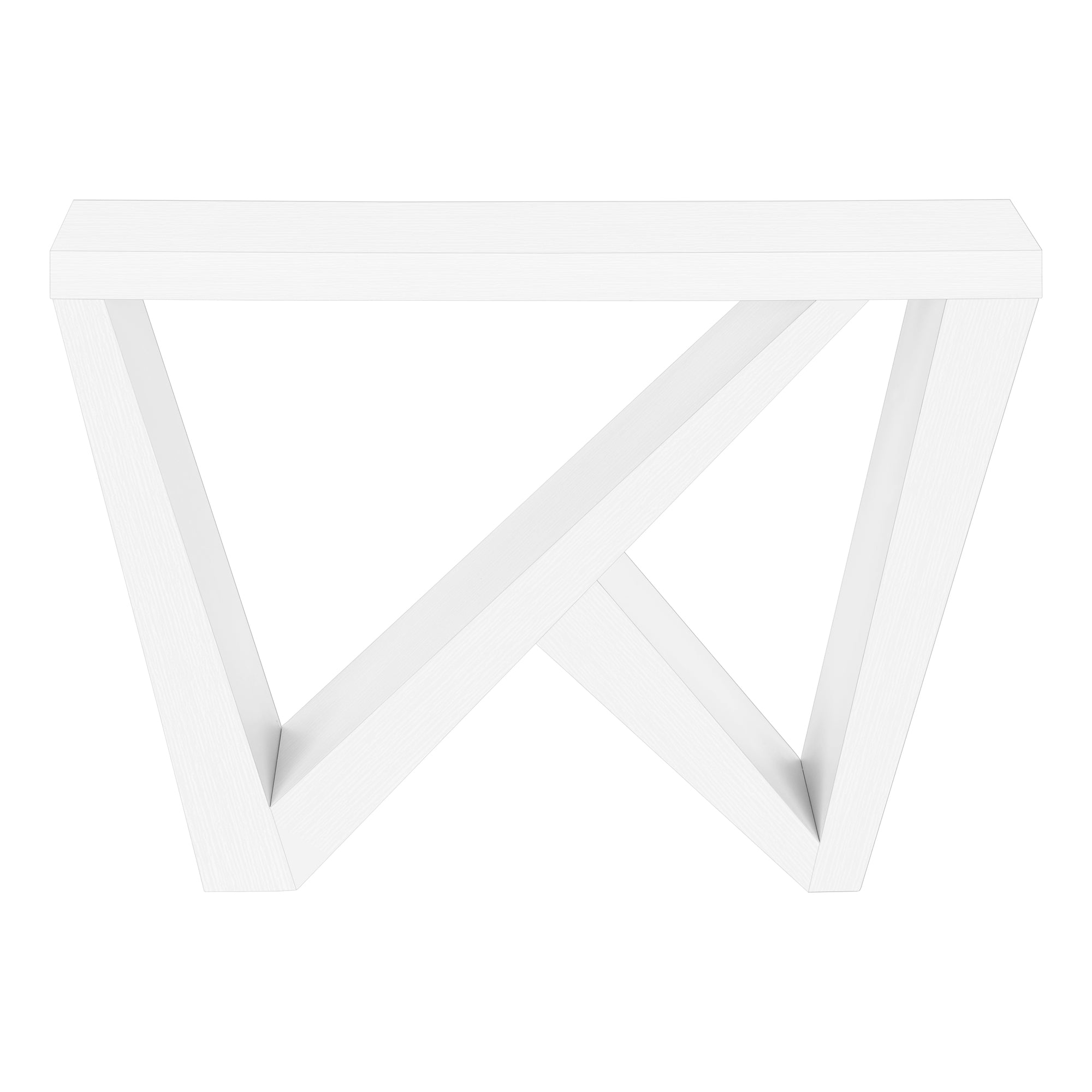 TABLE D'APPOINT - 48"L / CONSOLE D'ENTREE BLANC – I 2429.