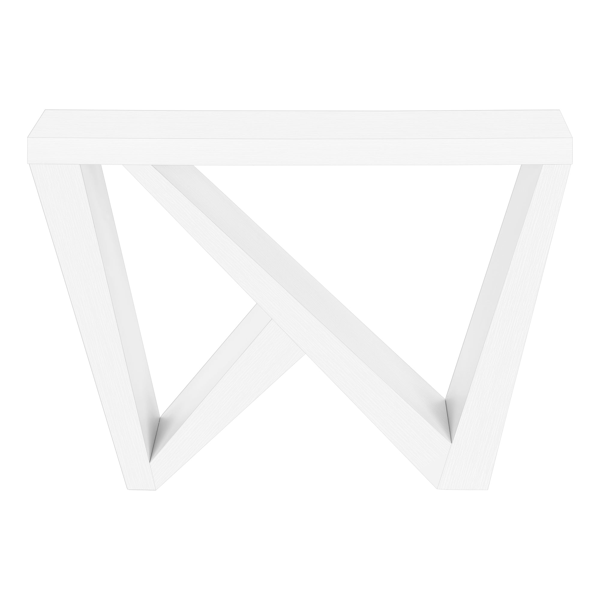 TABLE D'APPOINT - 48"L / CONSOLE D'ENTREE BLANC – I 2429.