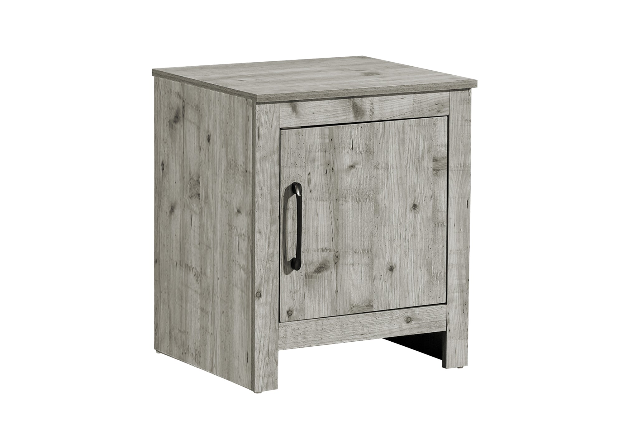 TABLE D'APPOINT - 22"H / GRIS RUSTIQUE / 1 PORTE – I 2513