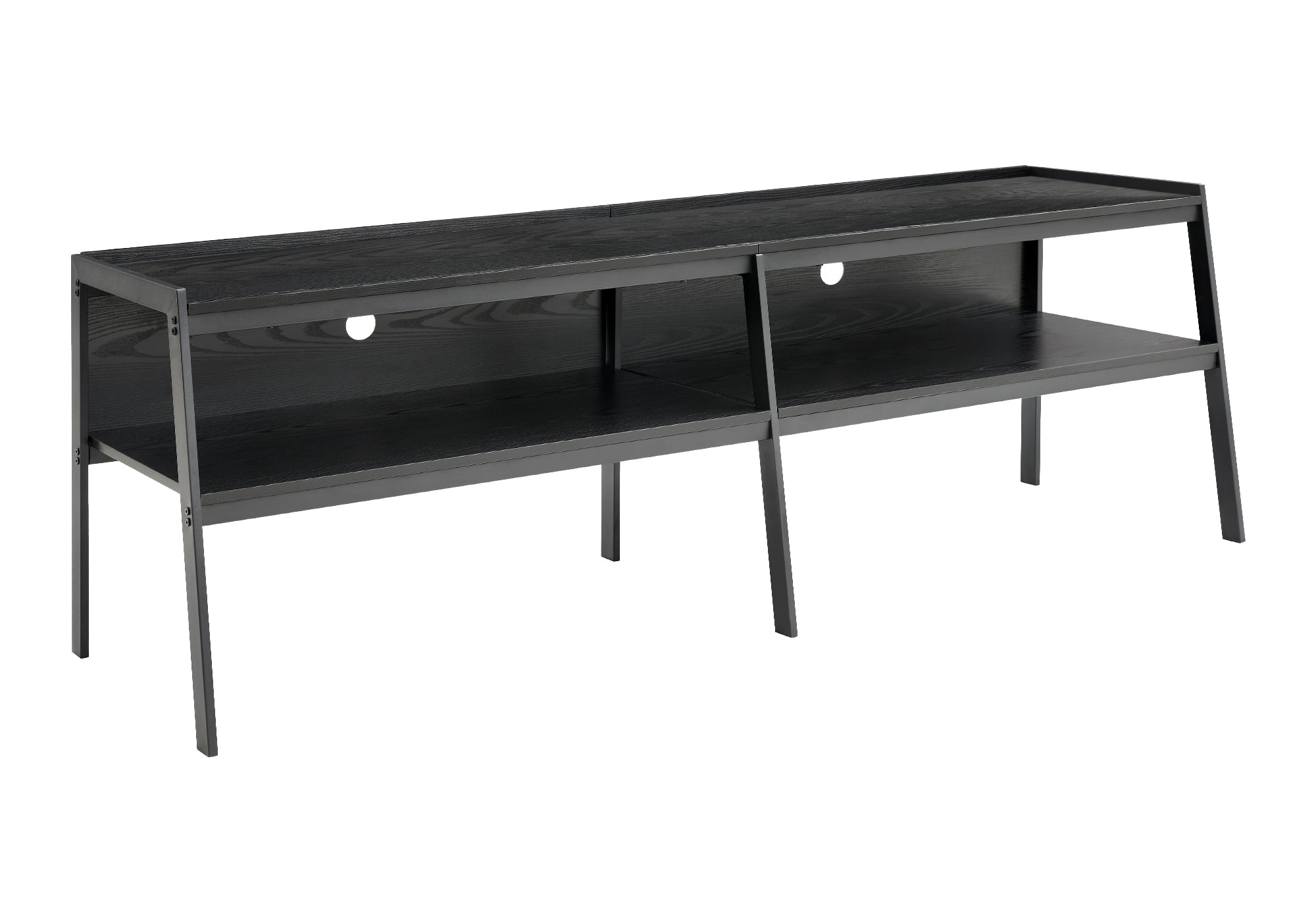 MEUBLE TV - 72"L / NOIR / METAL NOIR – I 2535