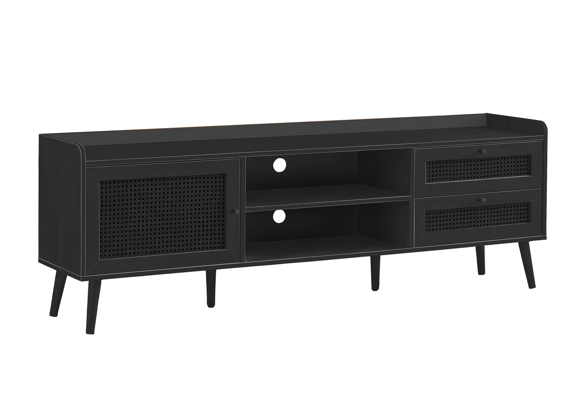 MEUBLE TV - 72"L / NOIR – I 2724